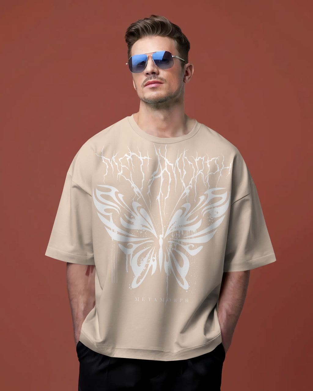 100% premium cotton graphics oversize tee