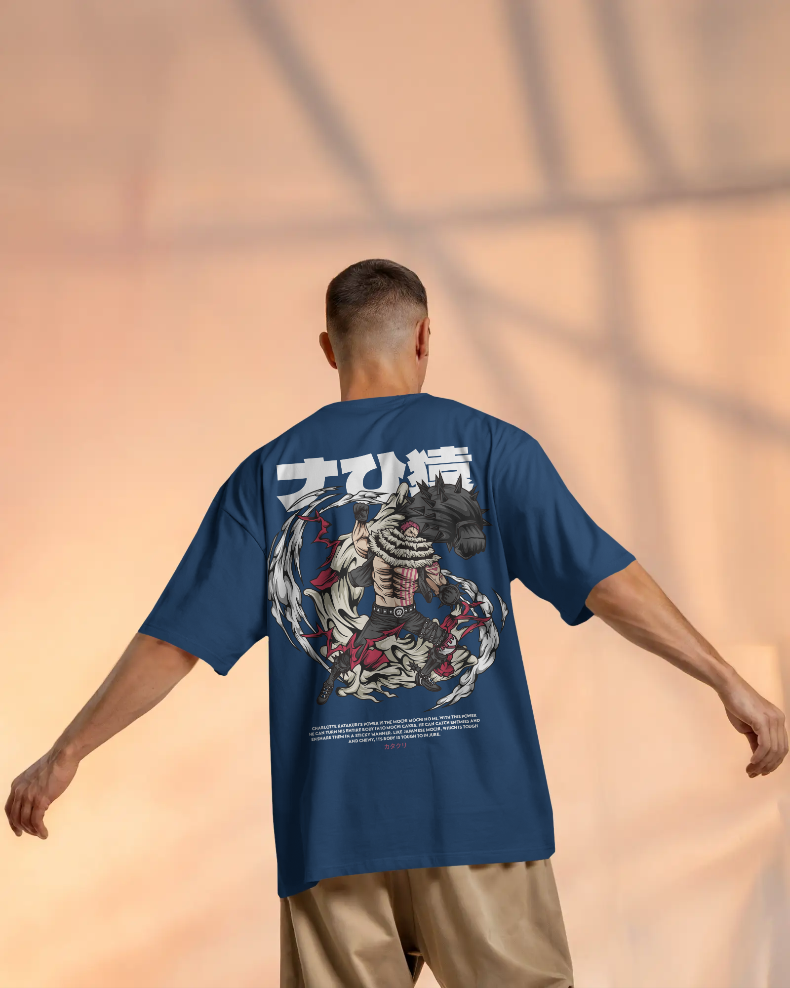 100% premium anime oversize tee