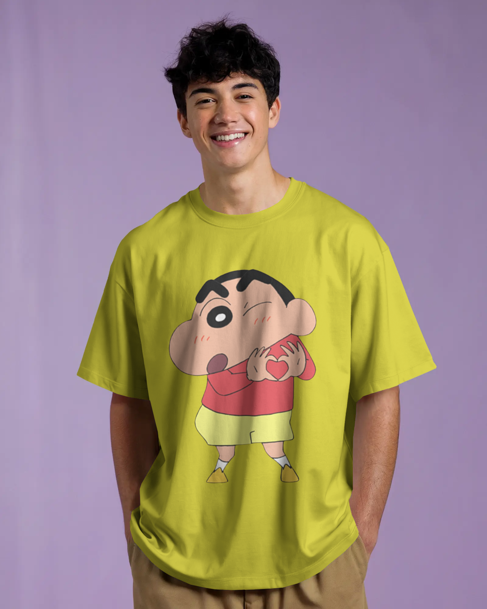 100% premium anime oversize tee