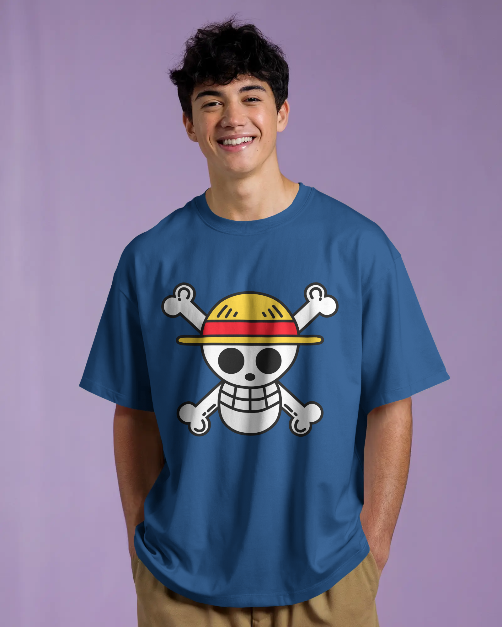 100% premium anime oversize tee