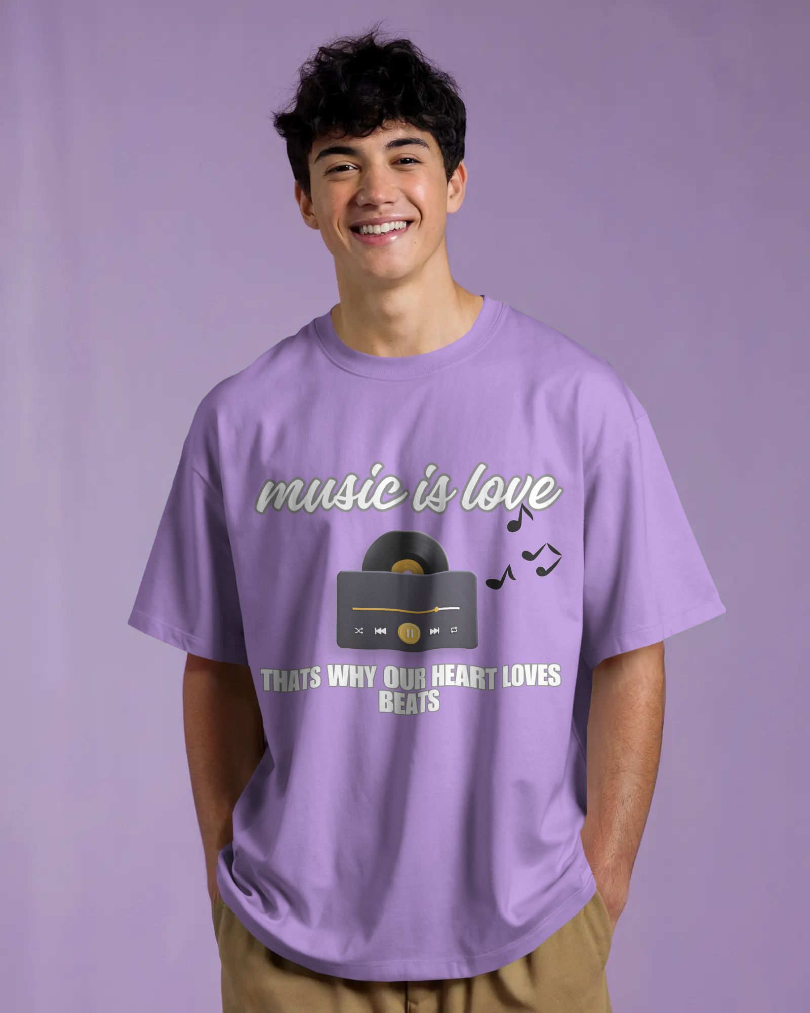 100% premium cotton graphics oversize tee