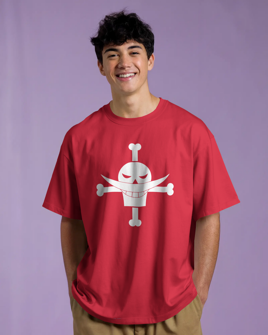 100% premium anime oversize tee