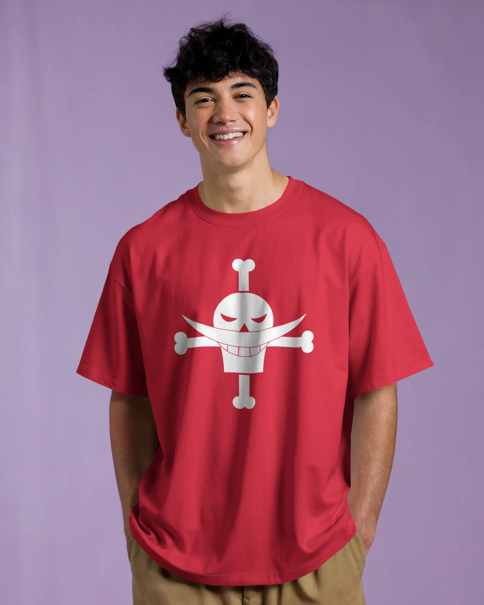 100% premium anime oversize tee