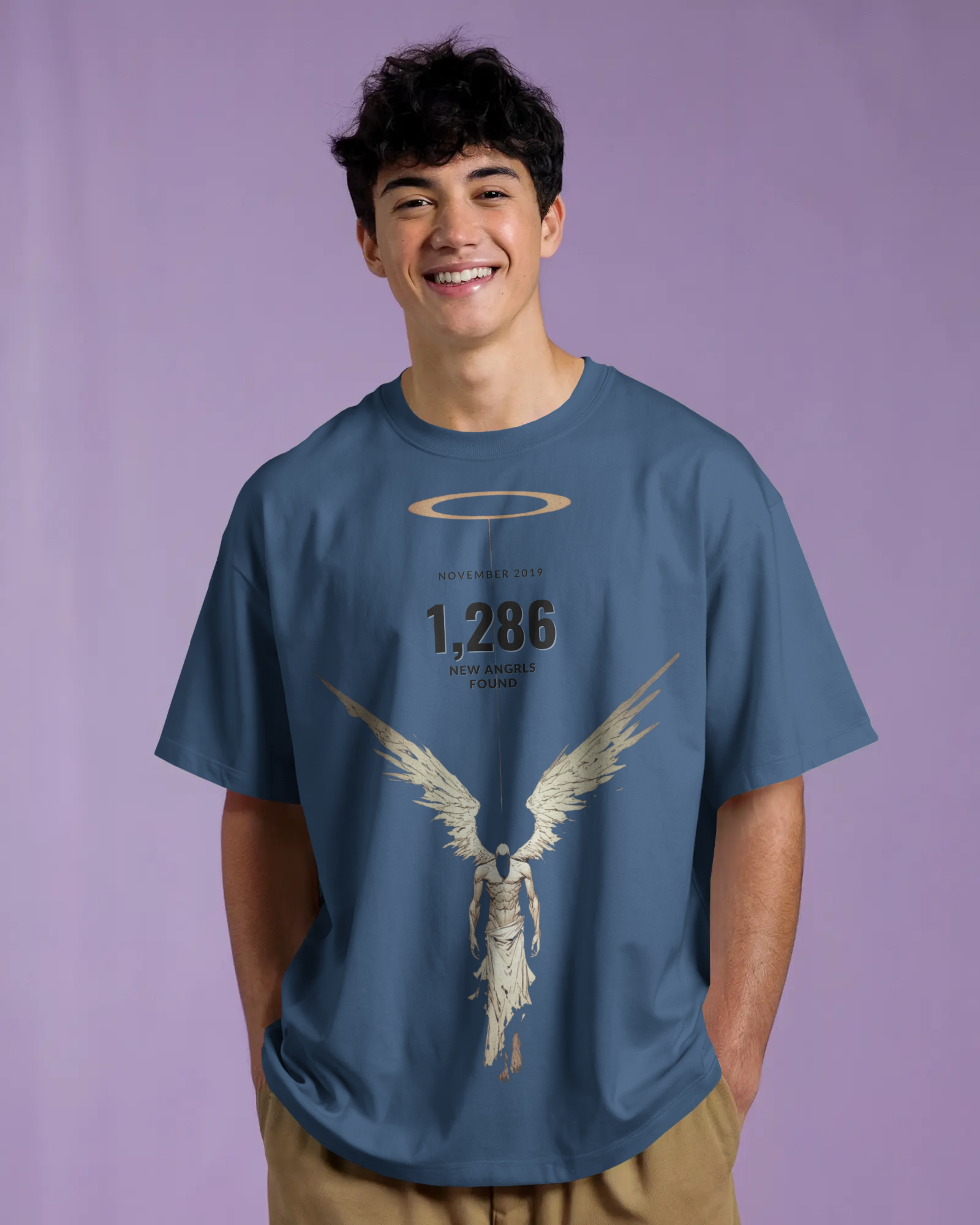 100% premium cotton graphics oversize tee
