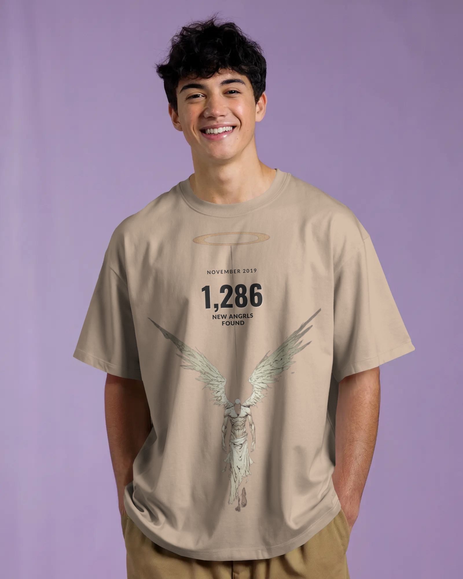 100% premium cotton graphics oversize tee