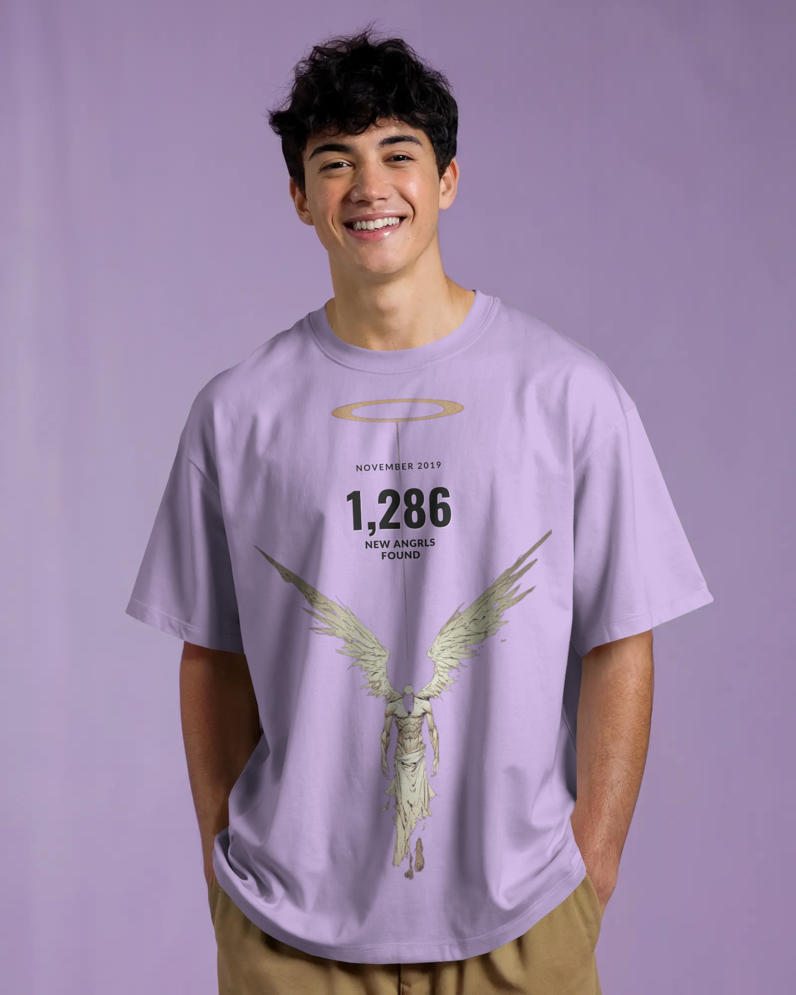 100% premium cotton graphics oversize tee