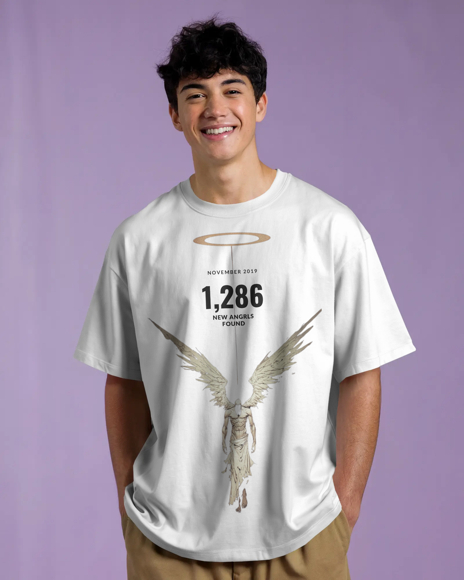 100% premium cotton graphics oversize tee
