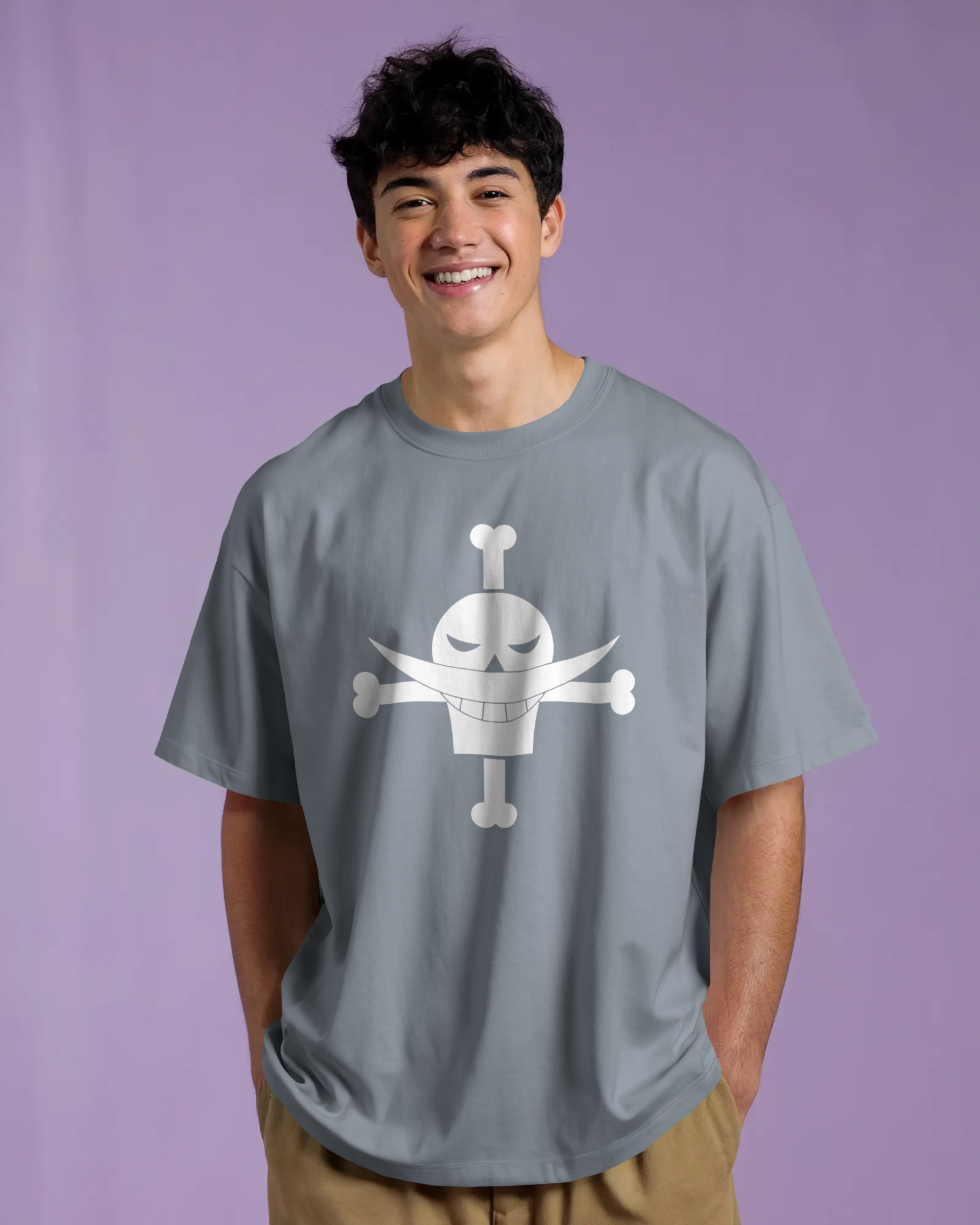 100% premium anime oversize tee