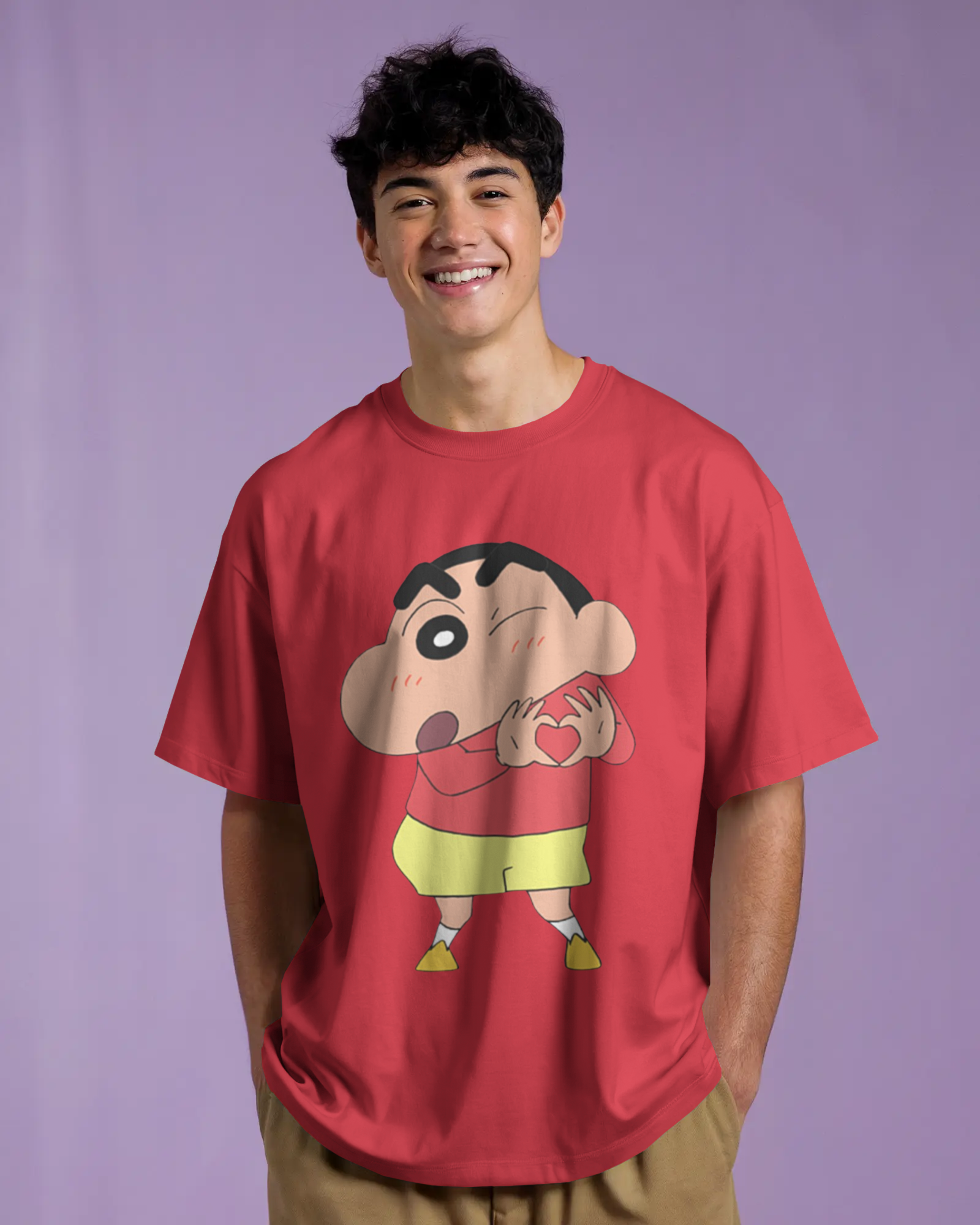 100% premium anime oversize tee