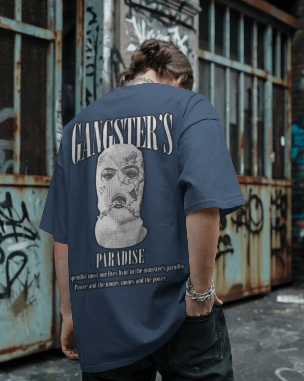 100% premium cotton graphics oversize tee