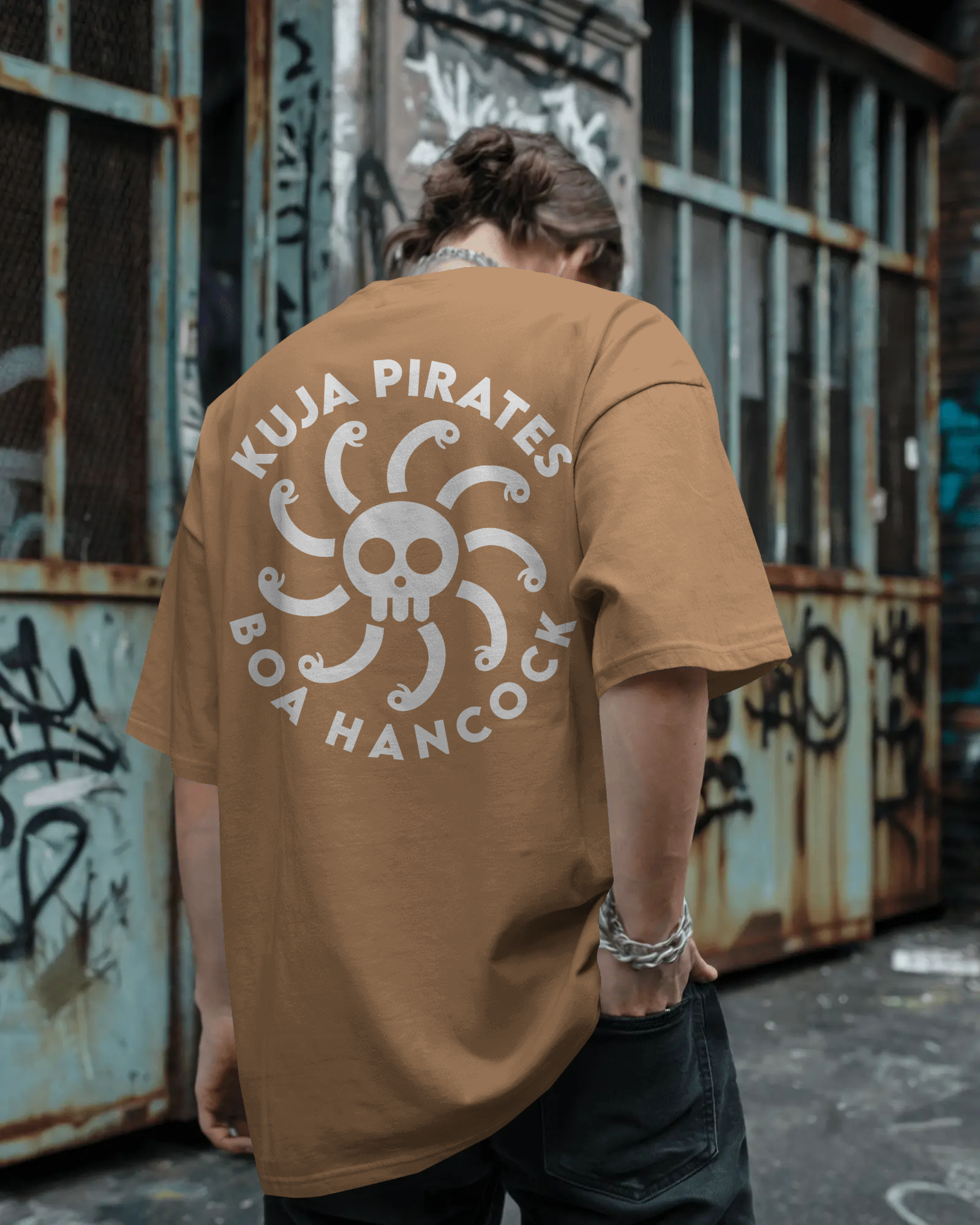 100% premium anime oversize tee