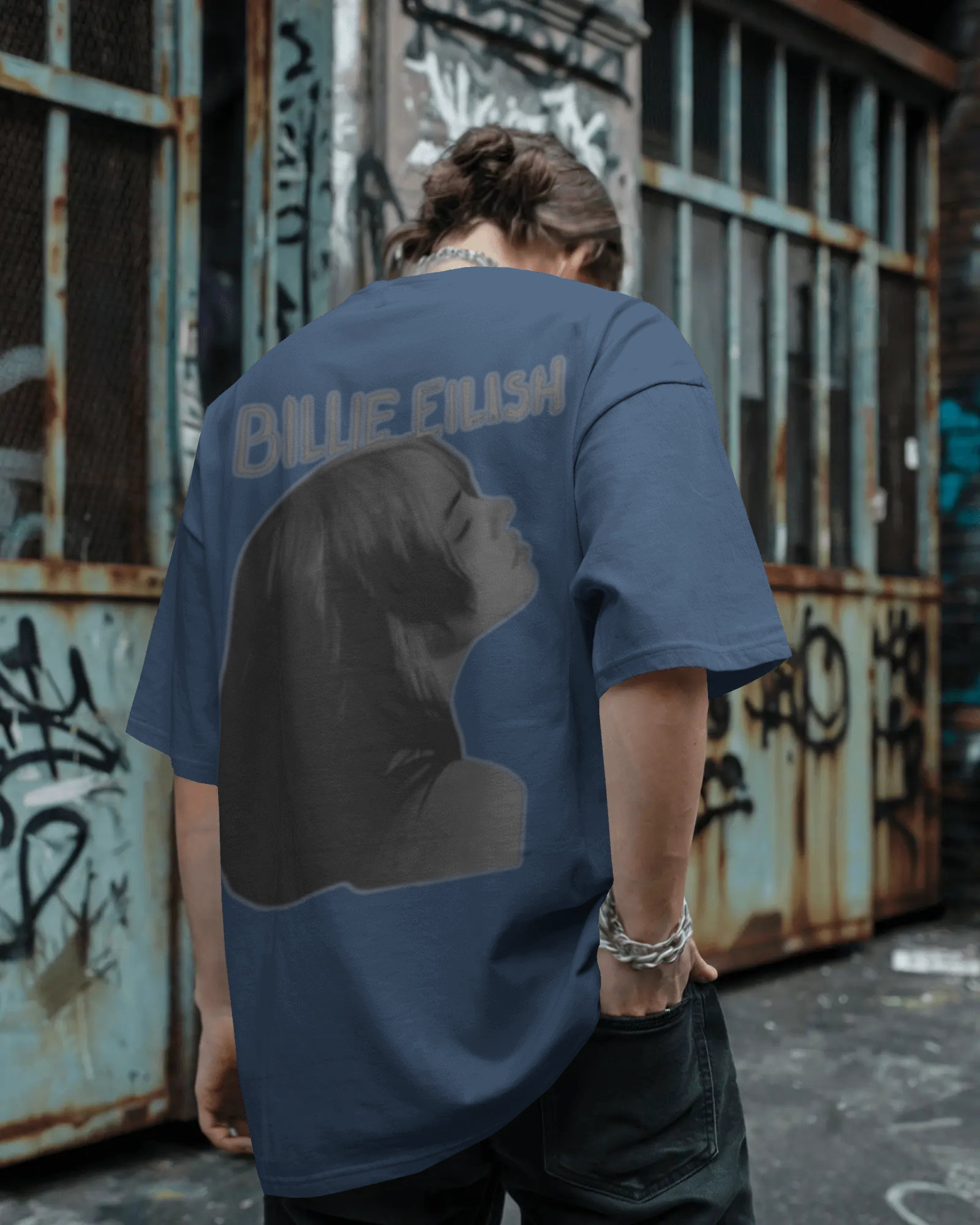100% premium cotton graphics oversize tee