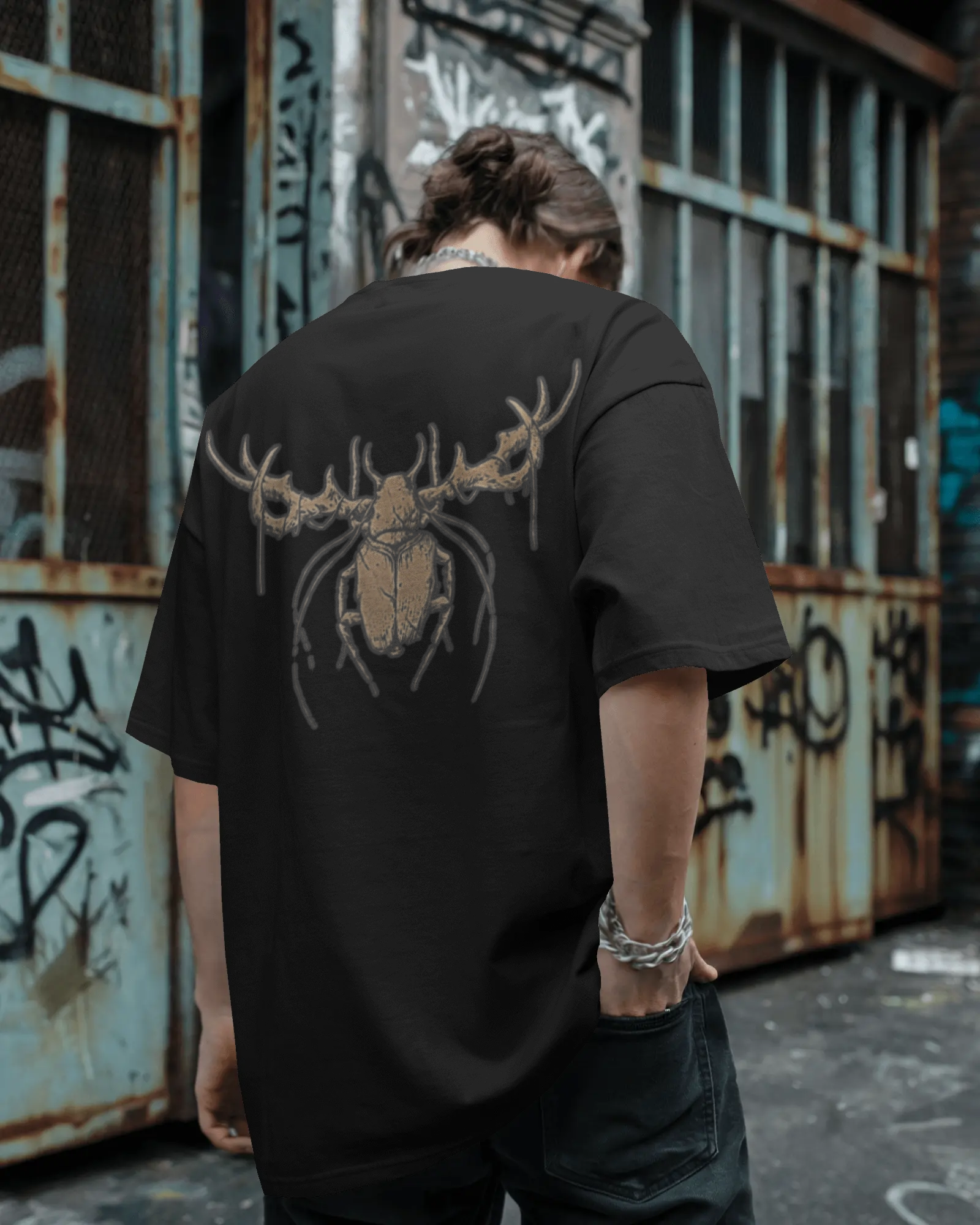 100% premium cotton graphics oversize tee