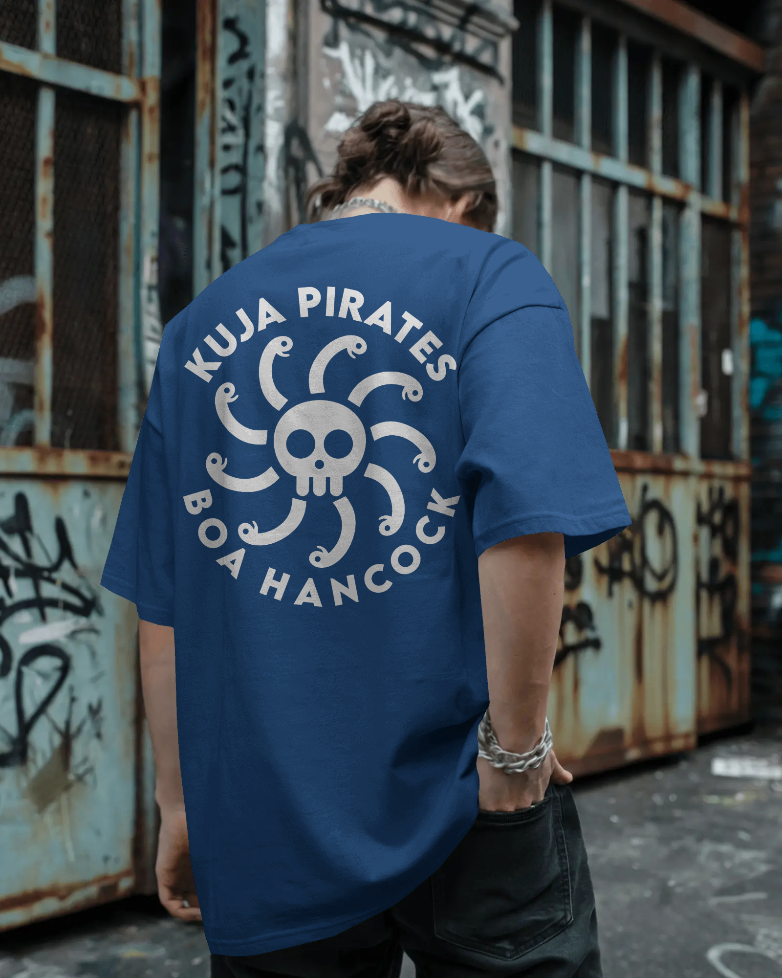 100% premium anime oversize tee