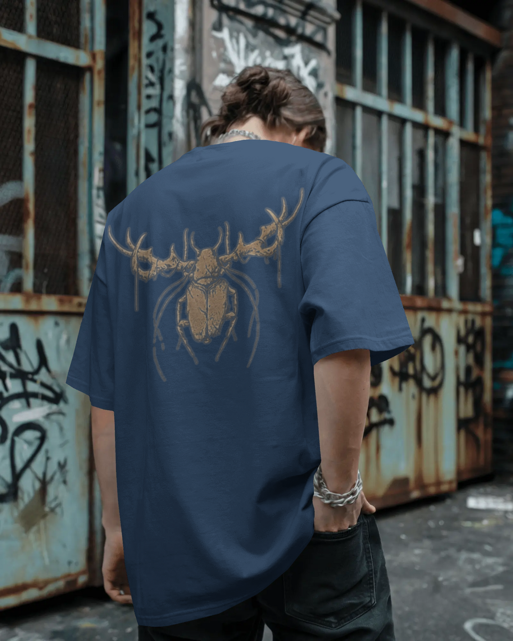 100% premium cotton graphics oversize tee