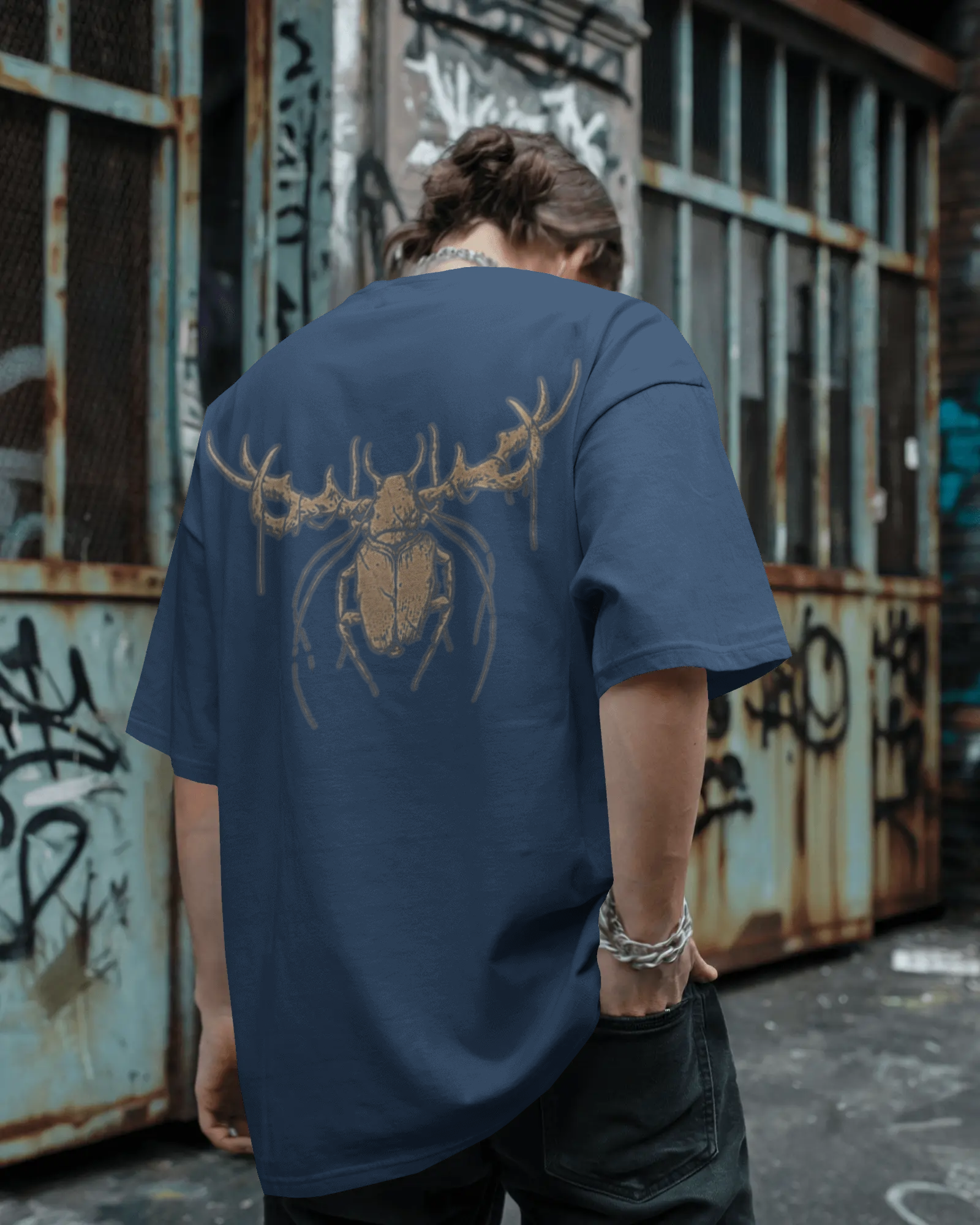 100% premium cotton graphics oversize tee
