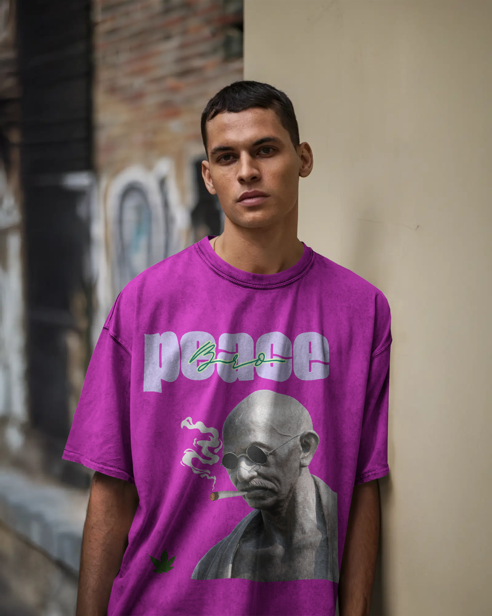 100% premium Gandhi ji oversized tee