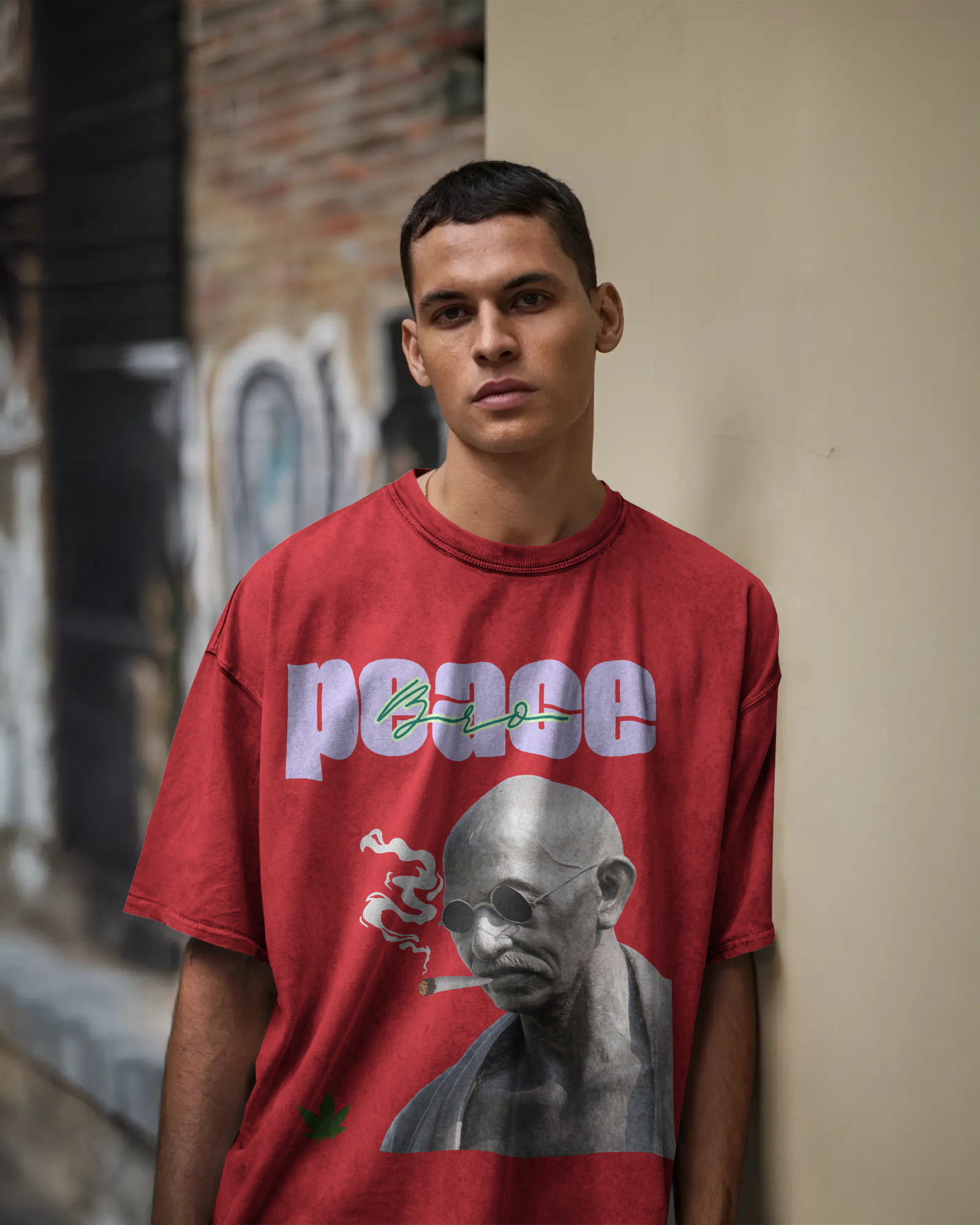 100% premium Gandhi ji oversized tee