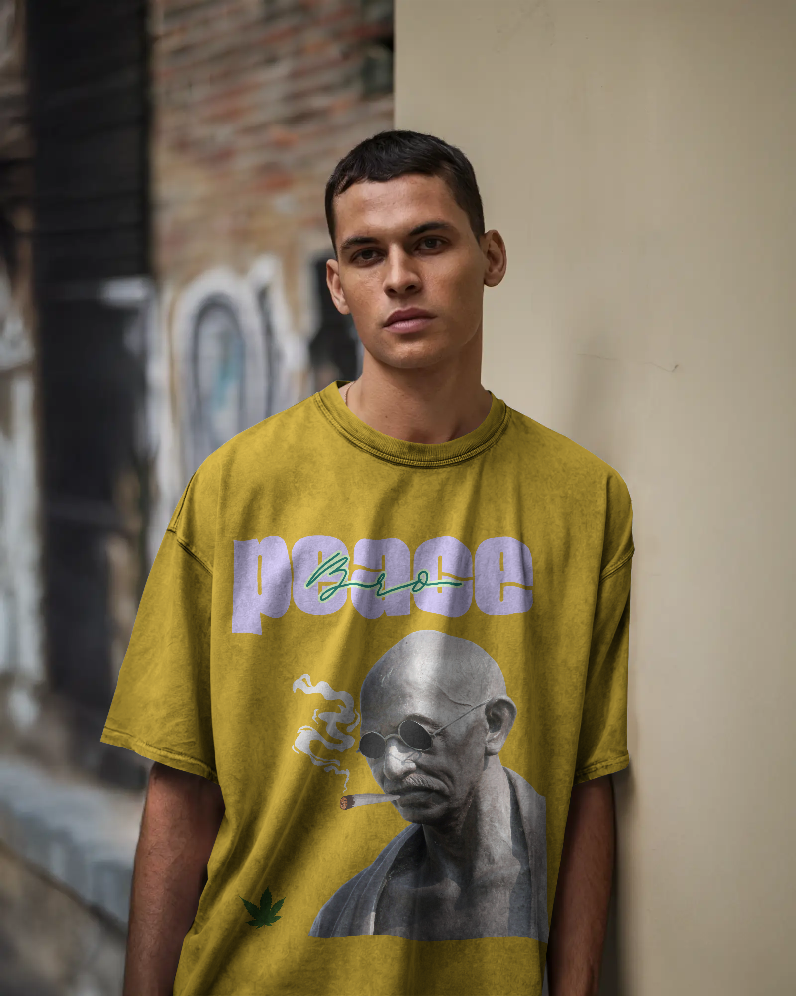 100% premium Gandhi ji oversized tee