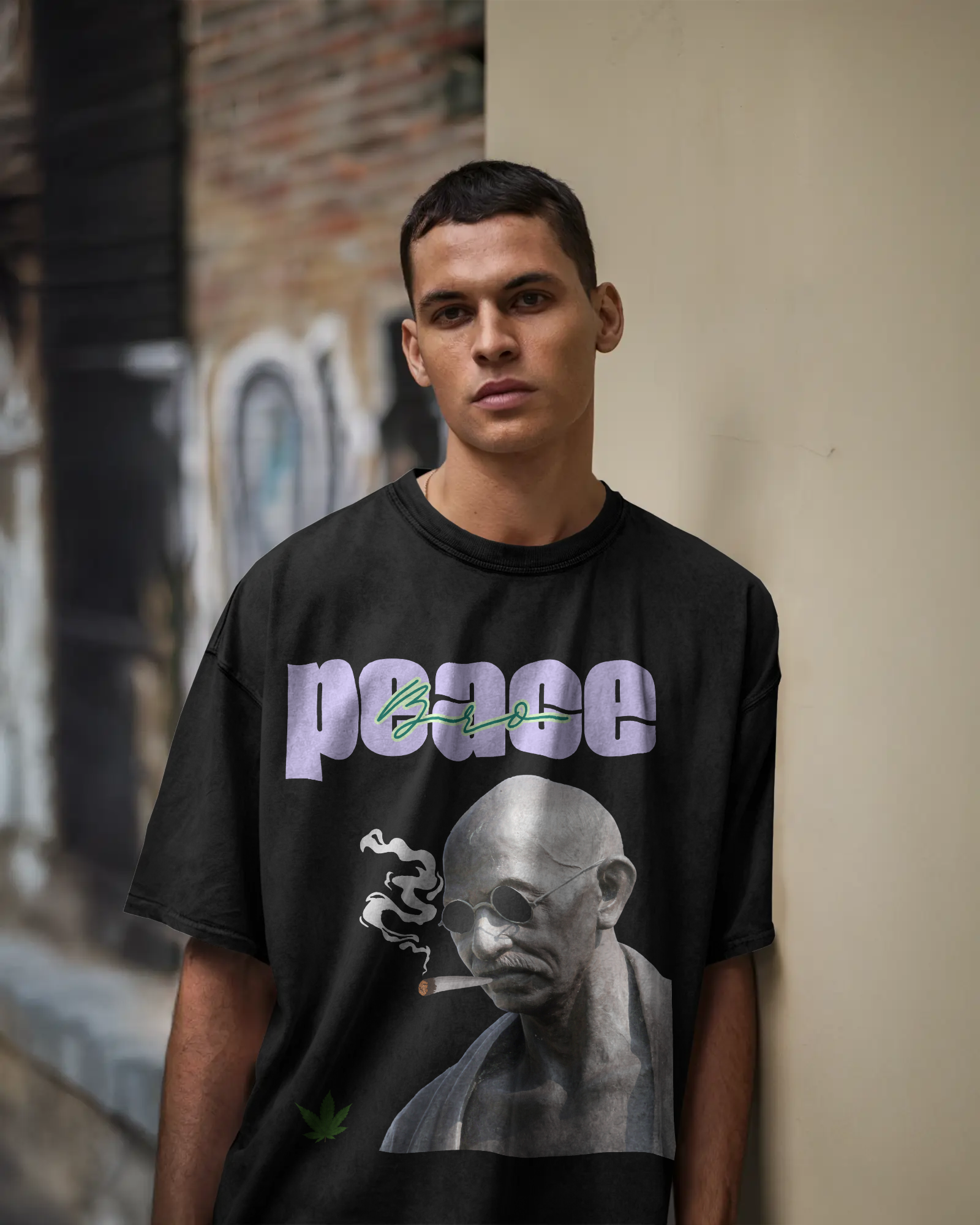 100% premium Gandhi ji oversized tee
