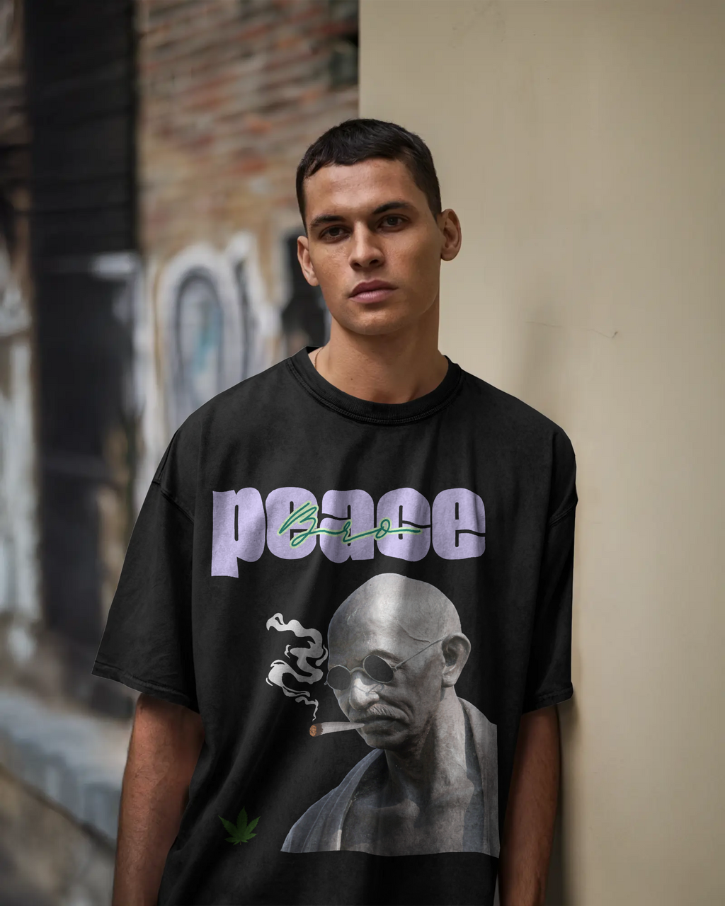 100% premium Gandhi ji oversized tee