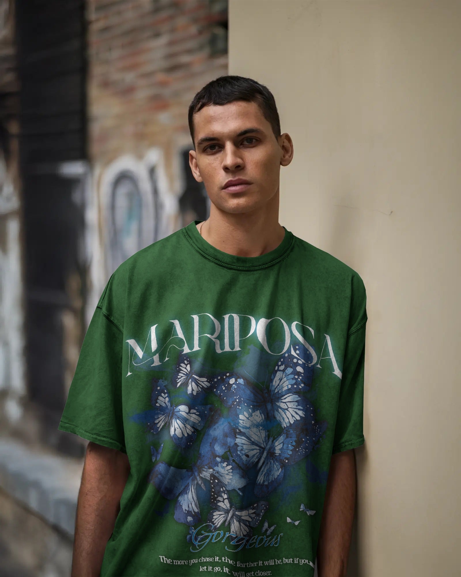 100% premium cotton graphic oversize tee