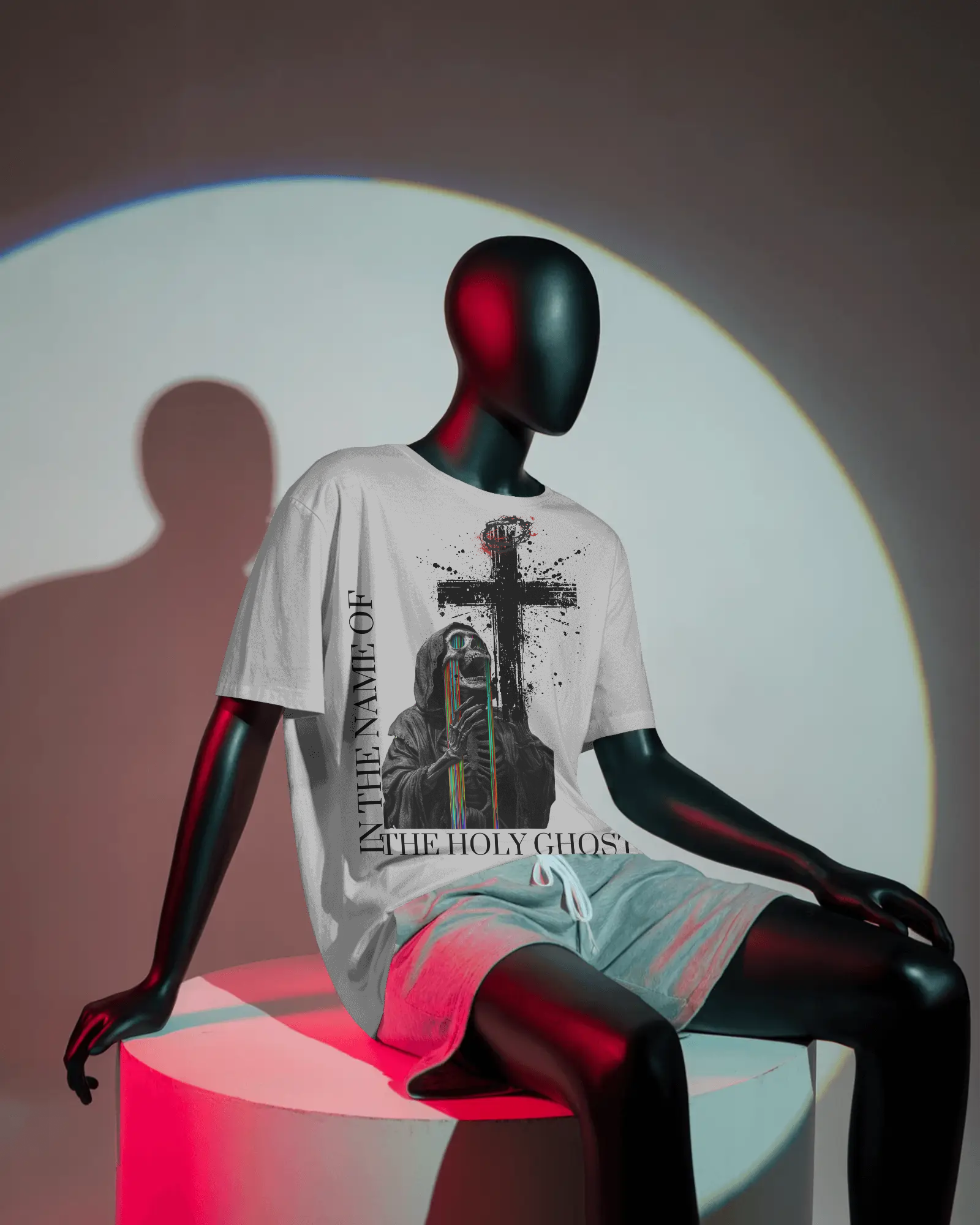 100% premium cotton graphics oversize tee
