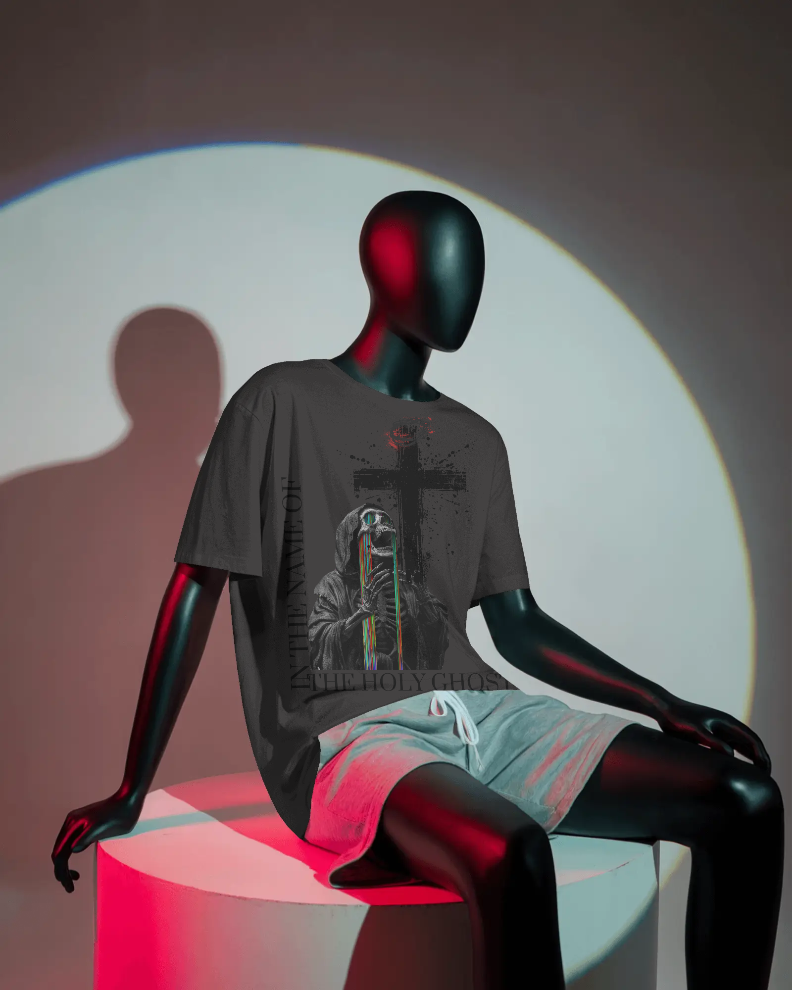100% premium cotton graphics oversize tee