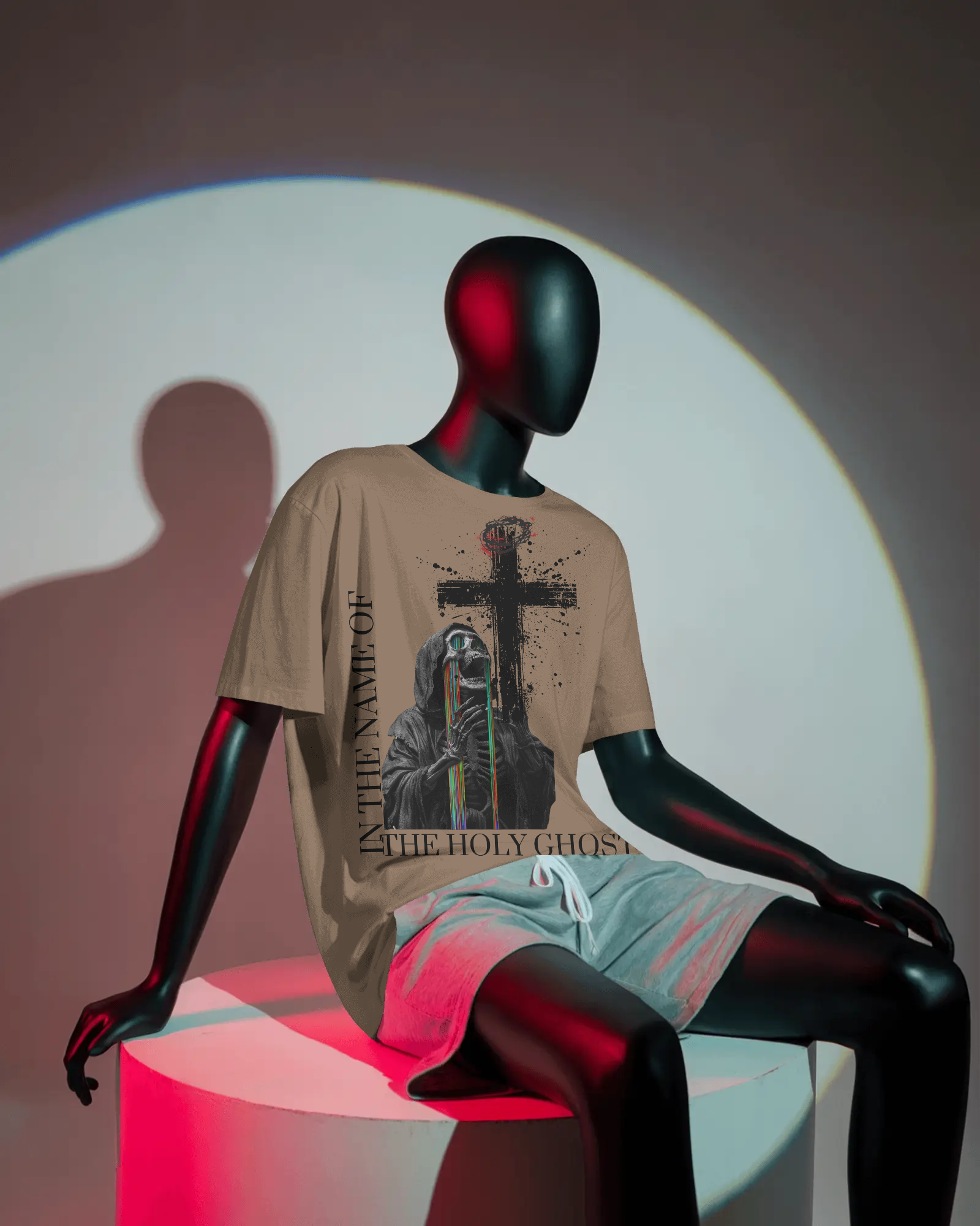 100% premium cotton graphics oversize tee