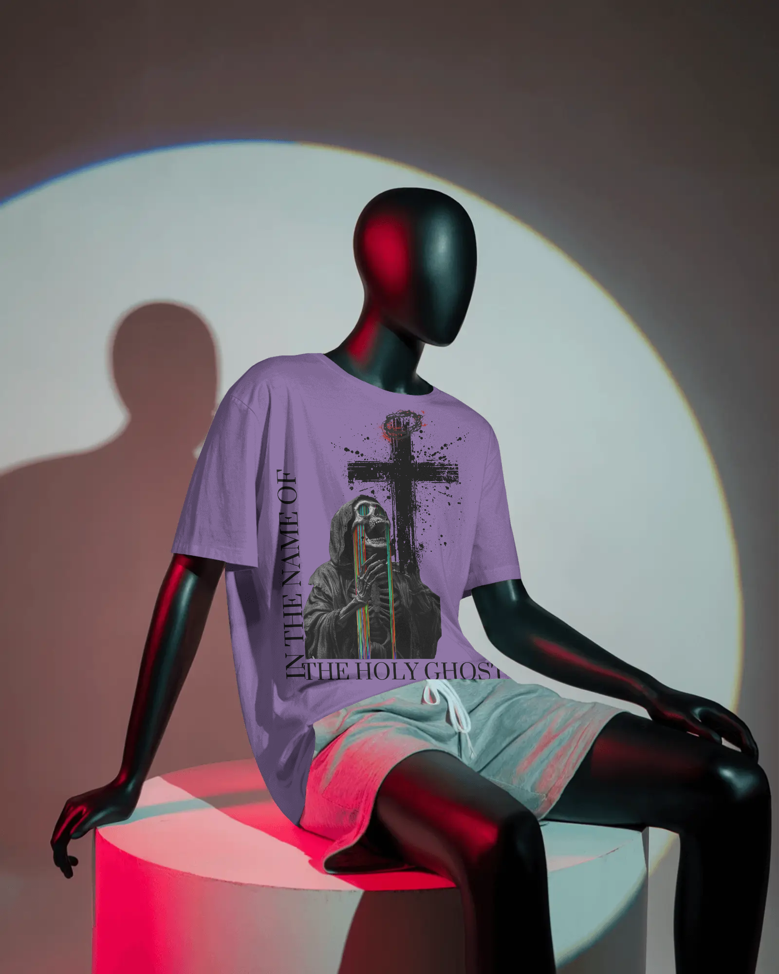 100% premium cotton graphics oversize tee