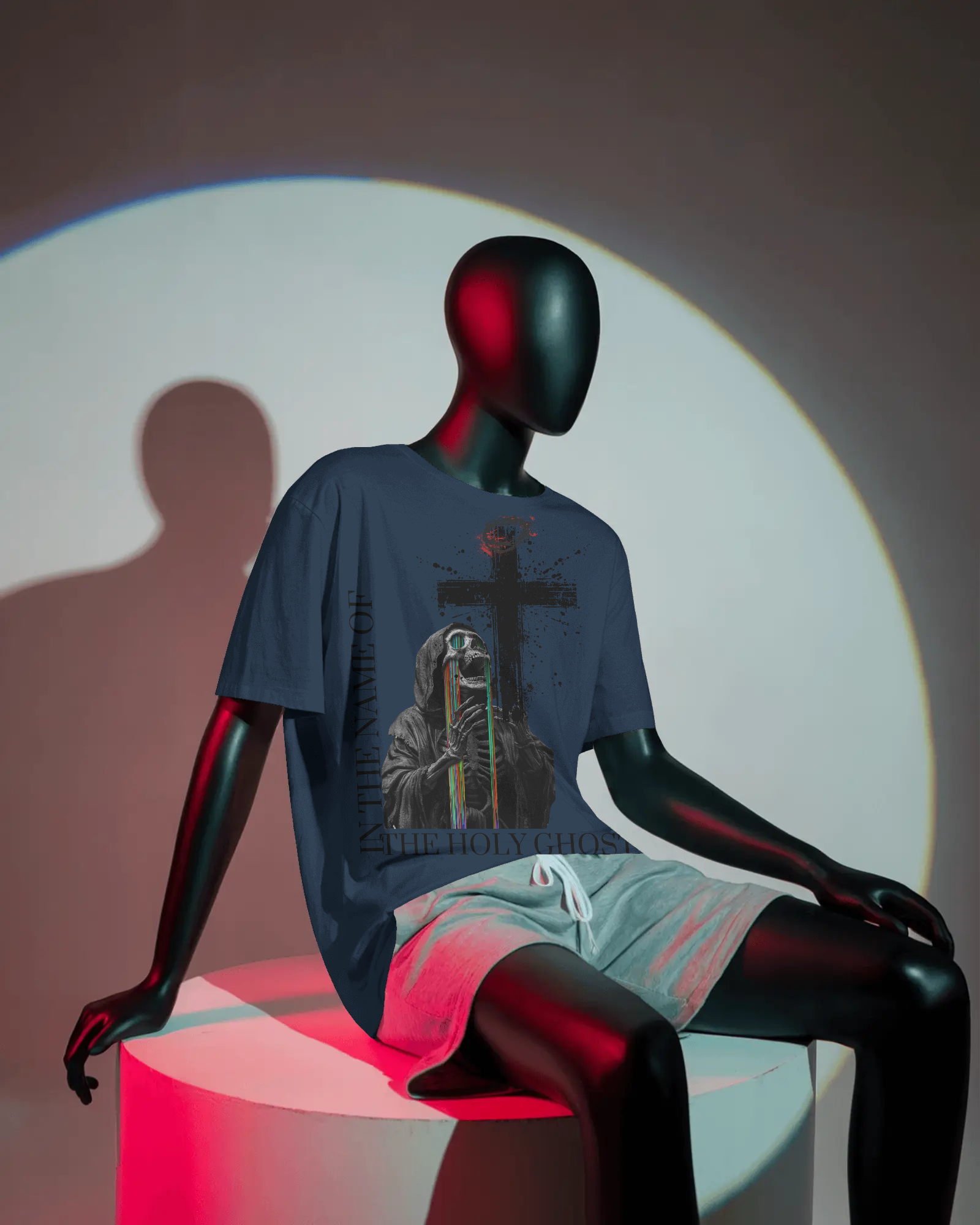 100% premium cotton graphics oversize tee