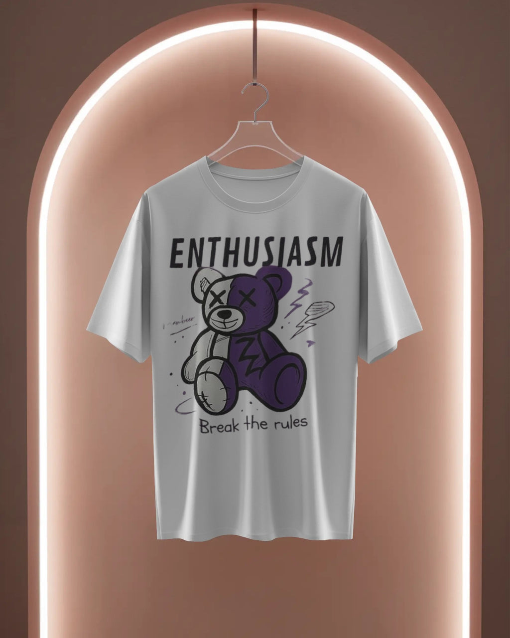 100% premium cotton graphics oversize tee