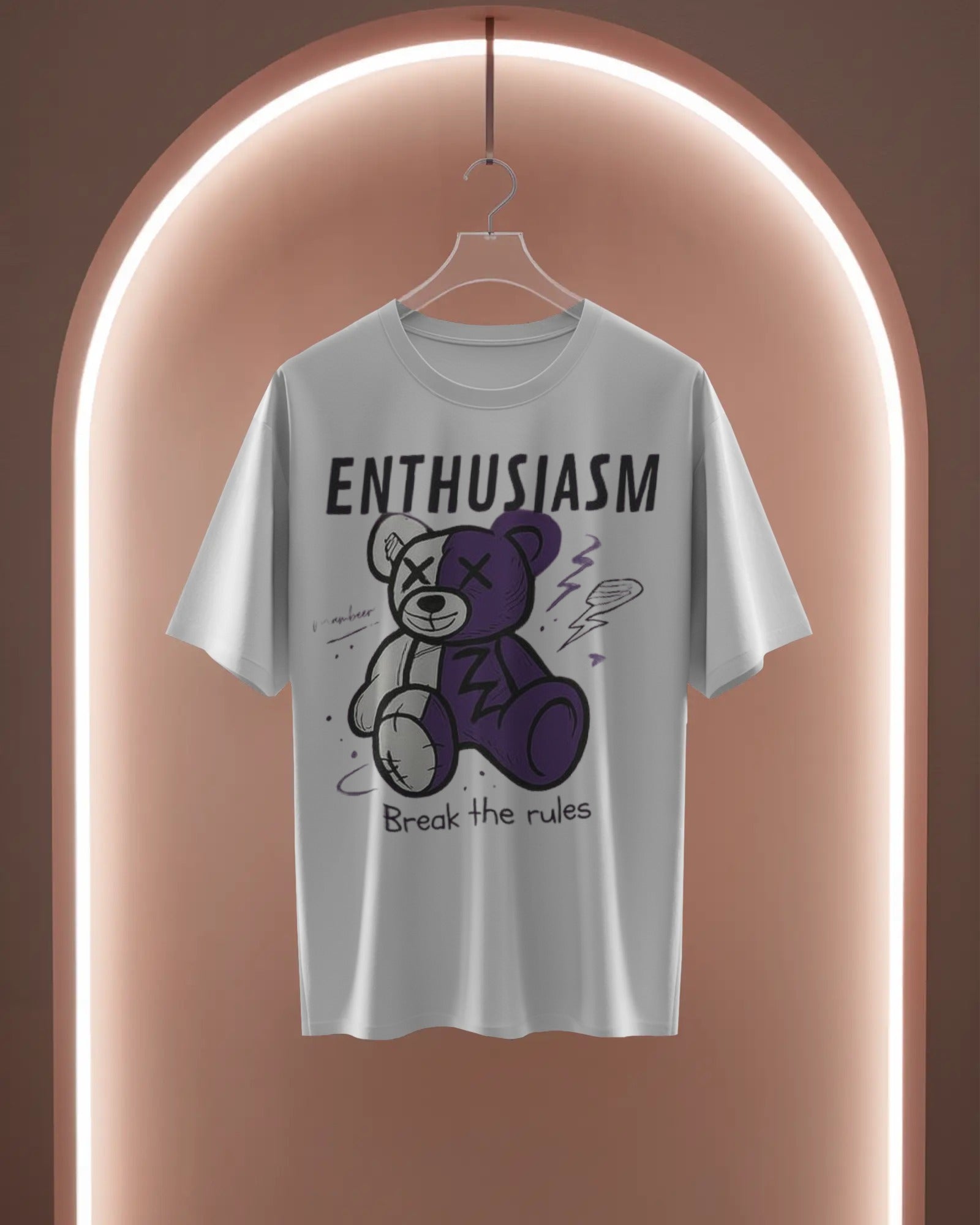 100% premium cotton graphics oversize tee