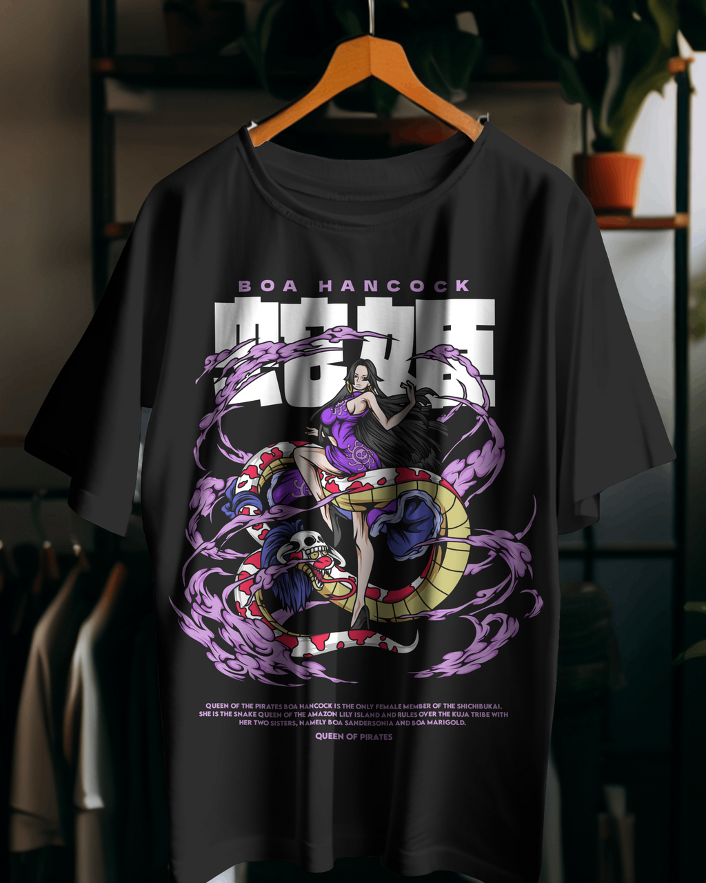 100% premium anime oversize tee