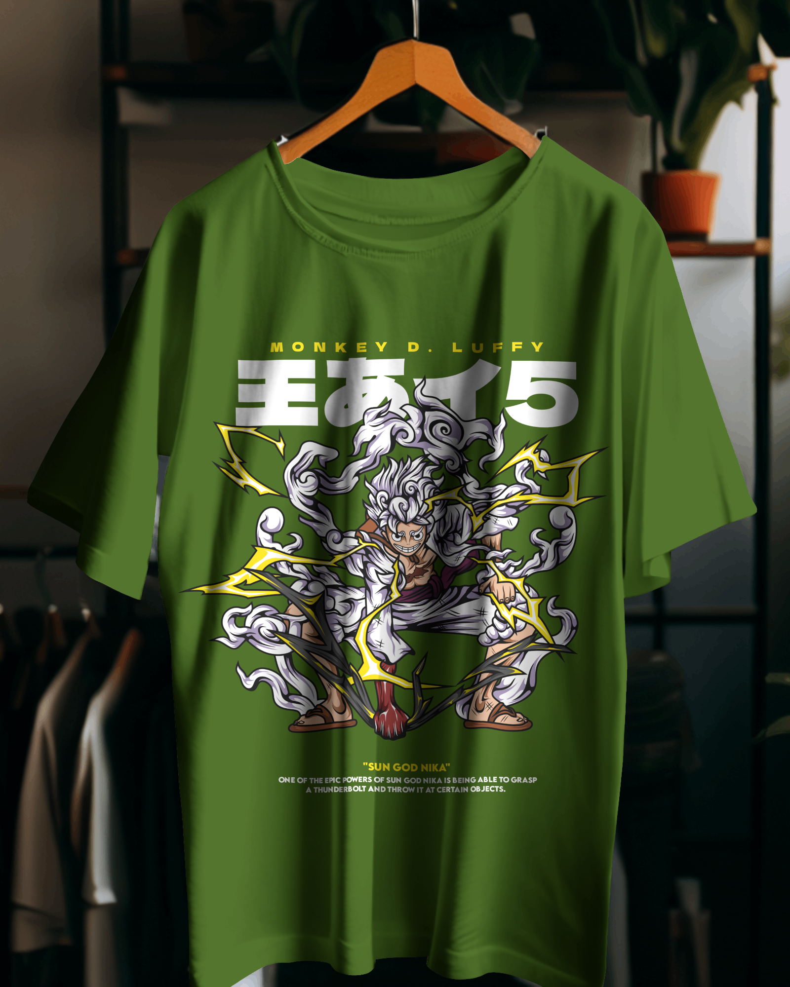 100% premium anime oversize tee