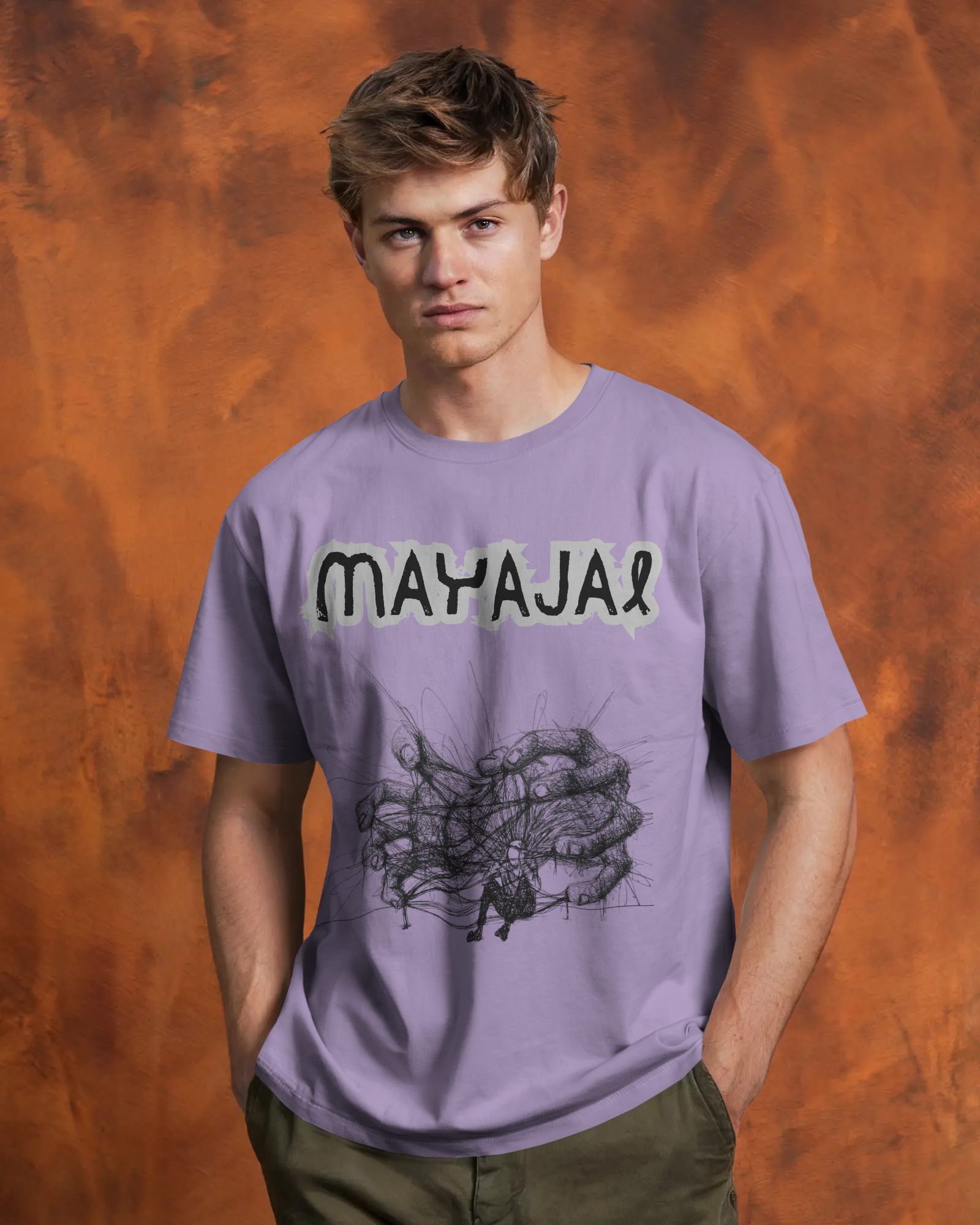 100% premium cotton graphics oversize tee