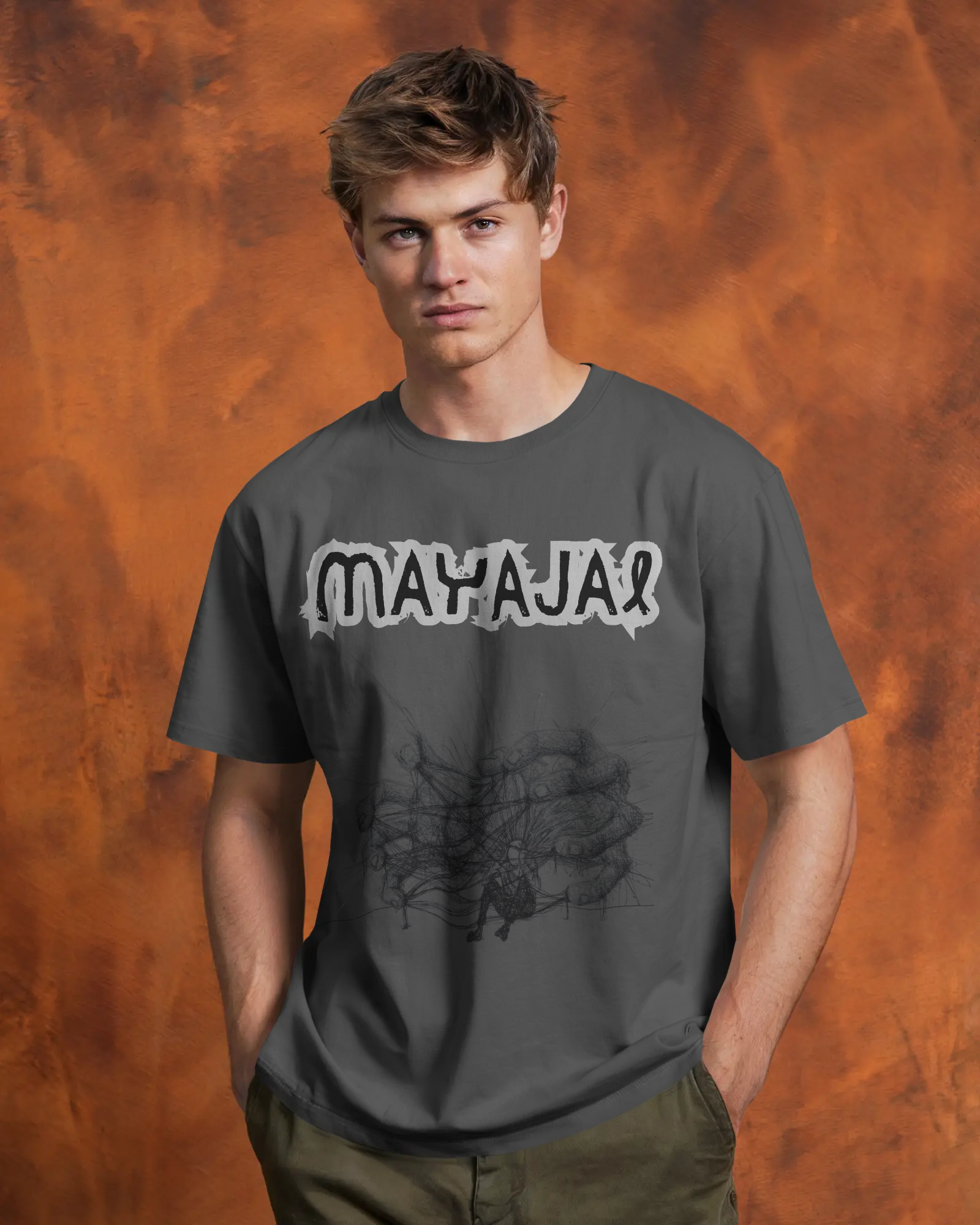 100% premium cotton graphics oversize tee