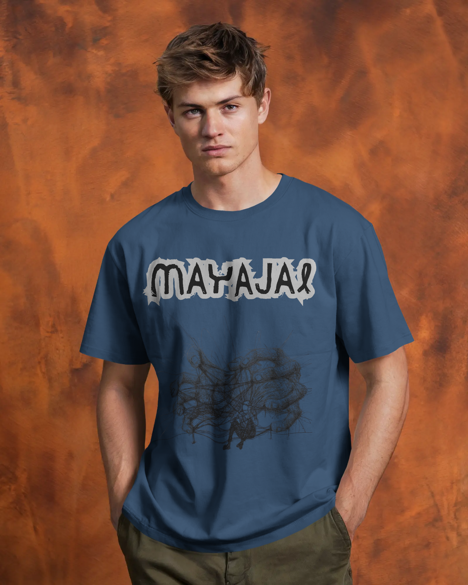 100% premium cotton graphics oversize tee