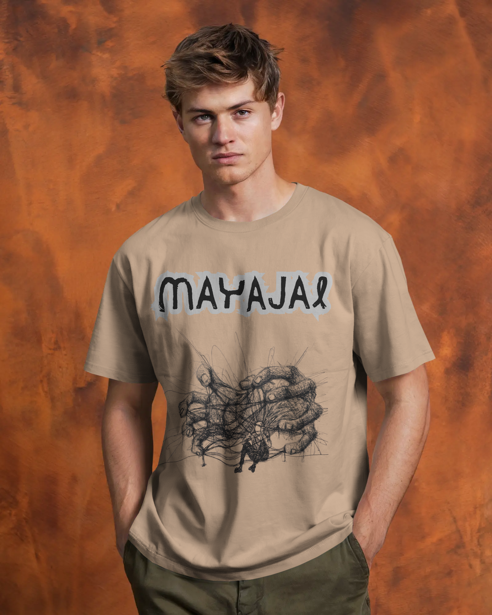 100% premium cotton graphics oversize tee