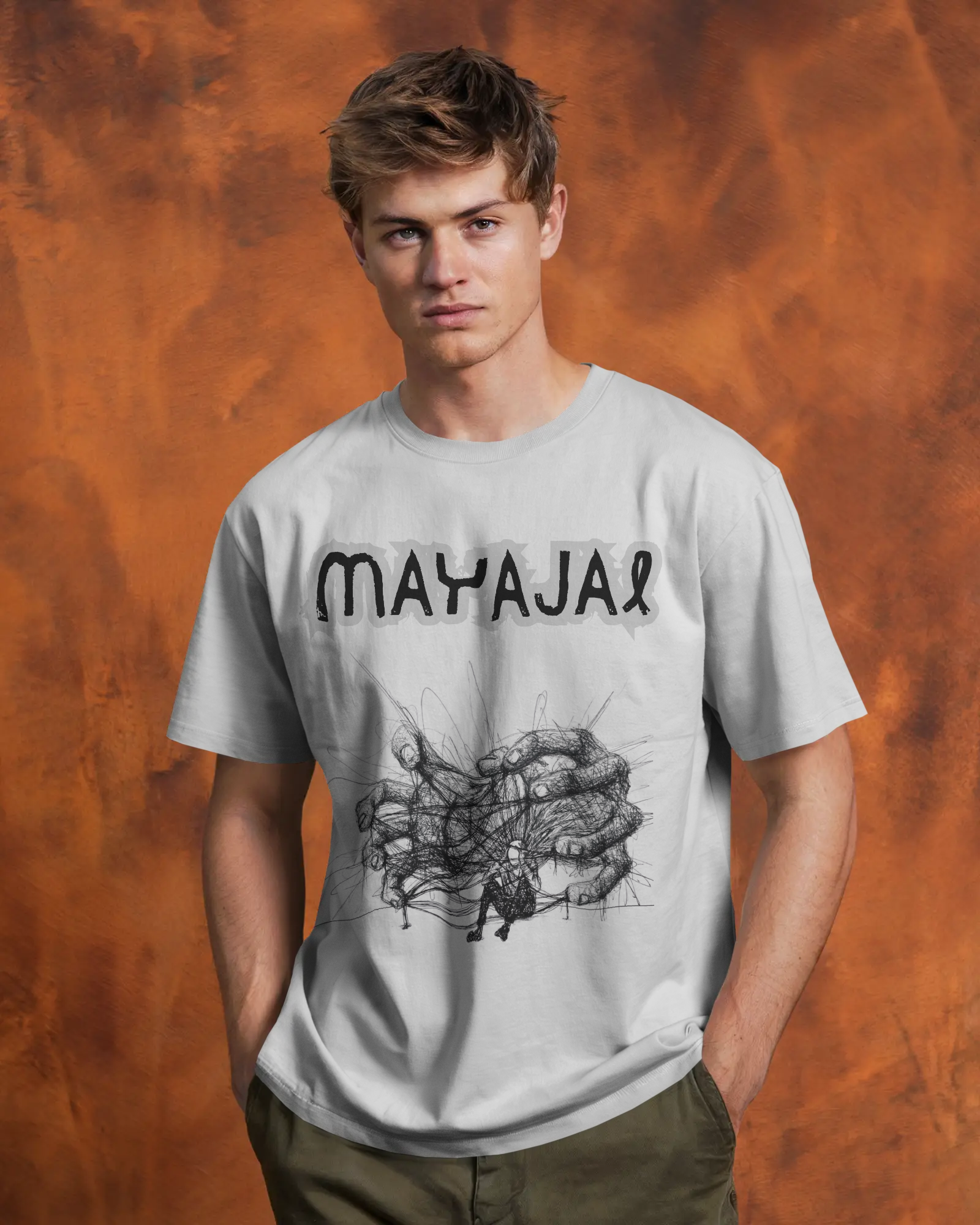 100% premium cotton graphics oversize tee