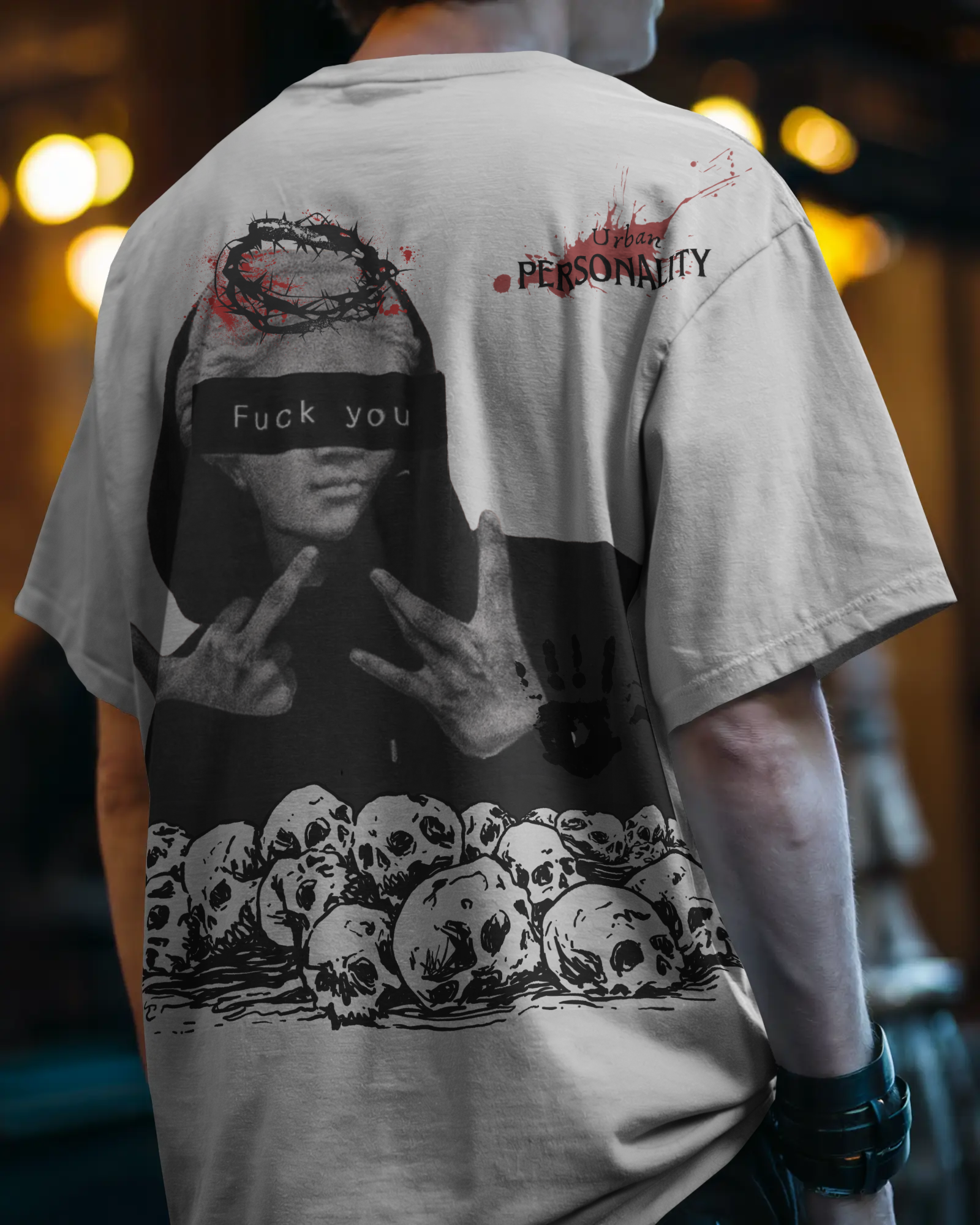 100% premium cotton graphics oversize tee