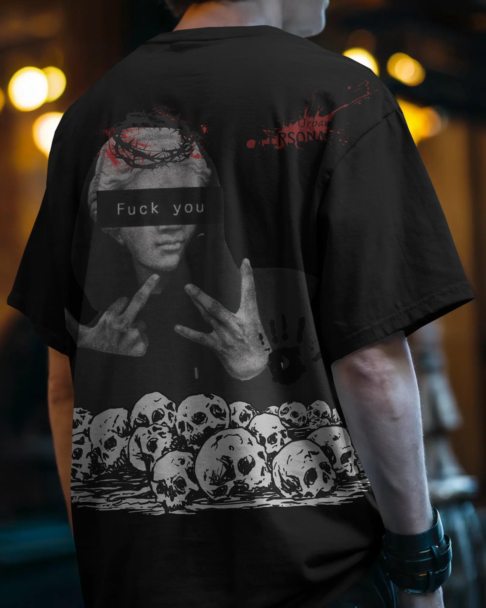 100% premium cotton graphics oversize tee