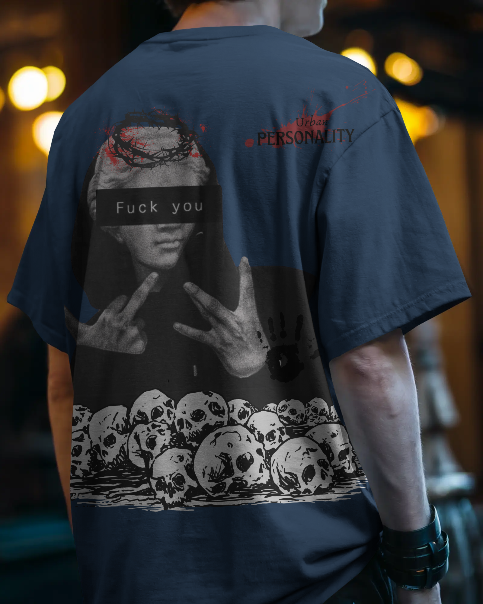 100% premium cotton graphics oversize tee