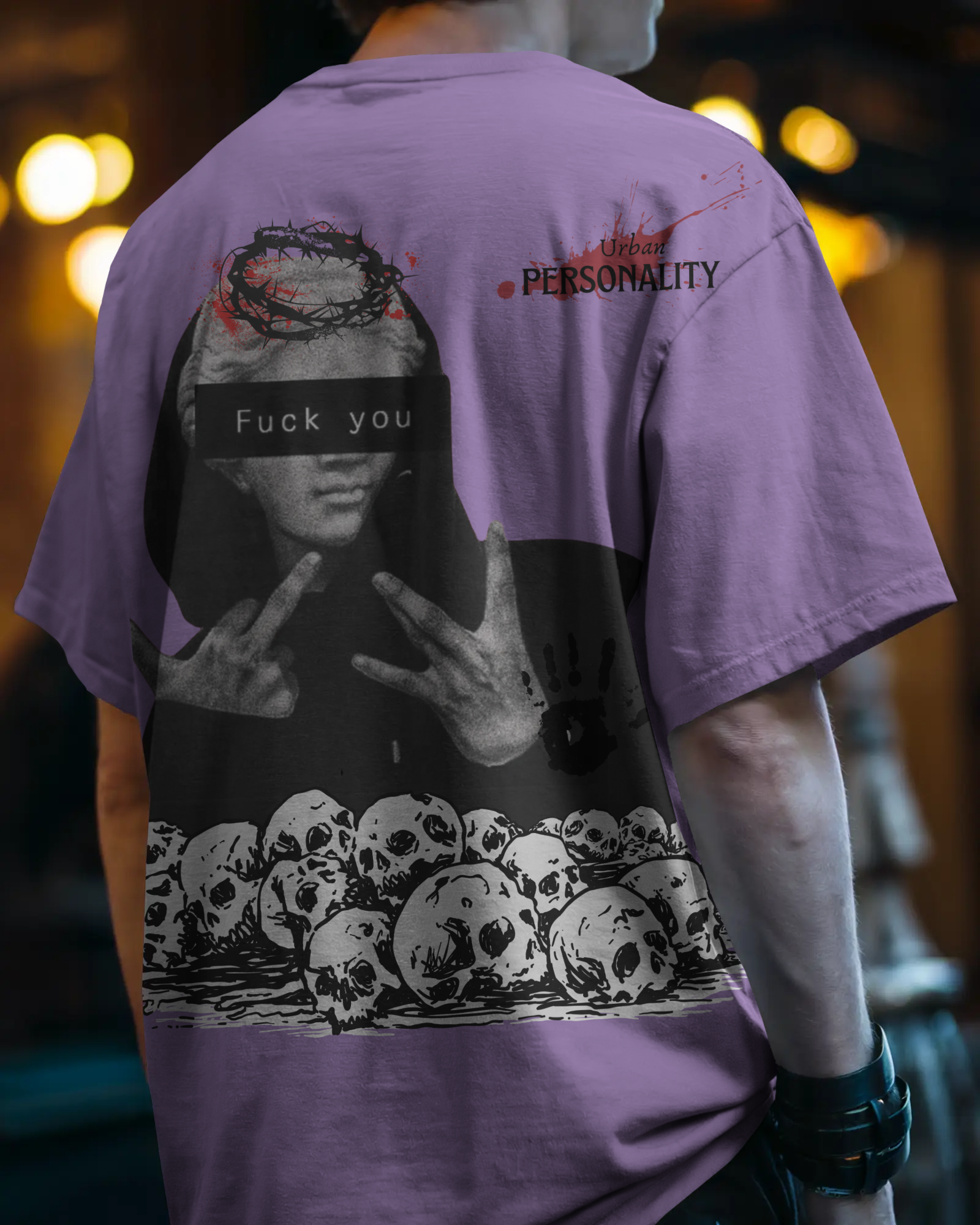 100% premium cotton graphics oversize tee
