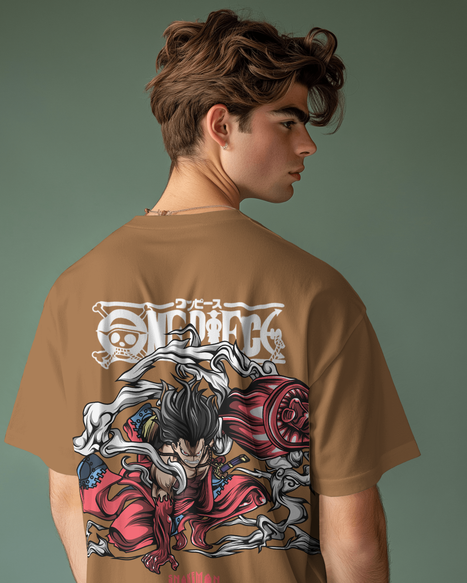 100% premium anime oversize tee
