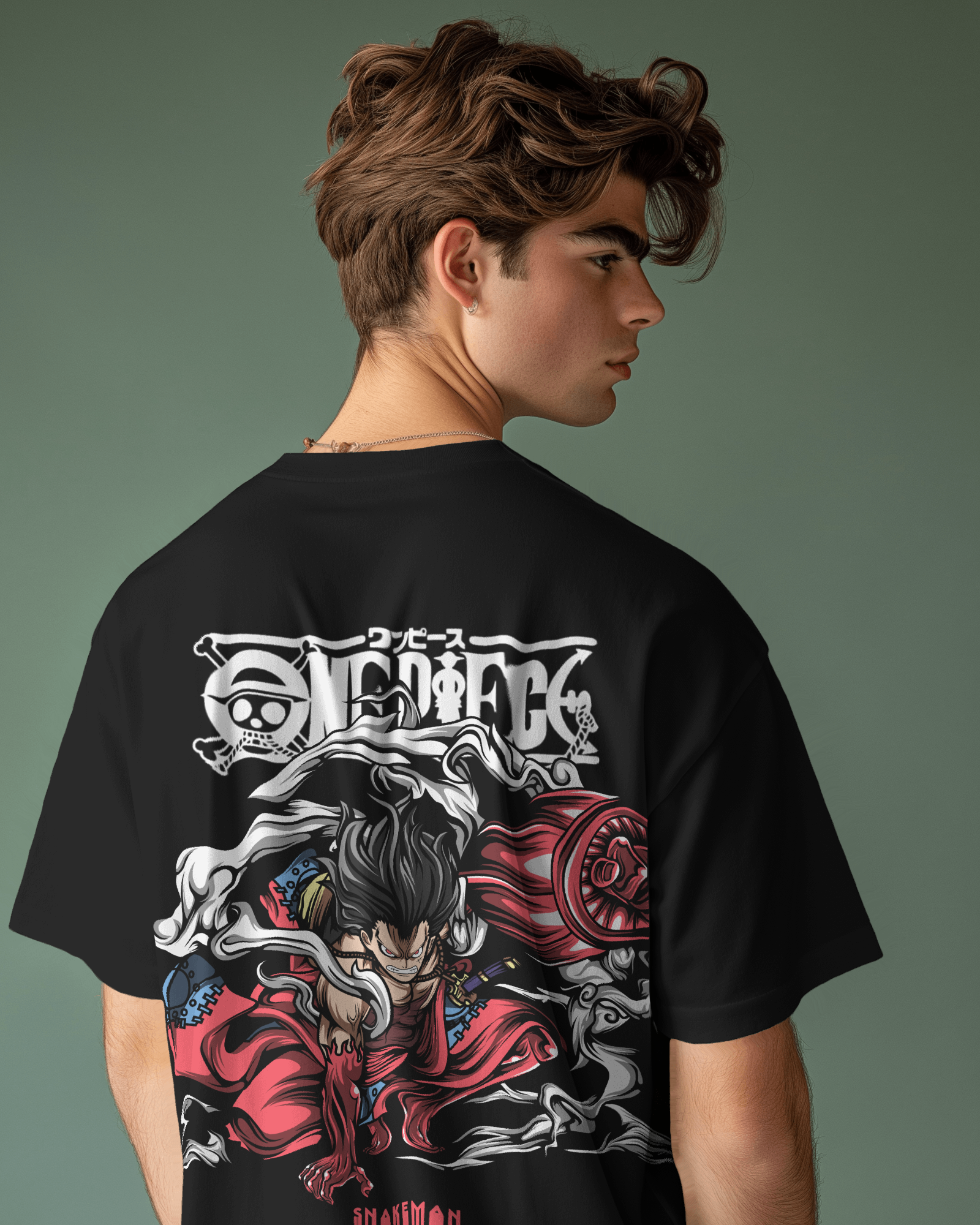 100% premium anime oversize tee