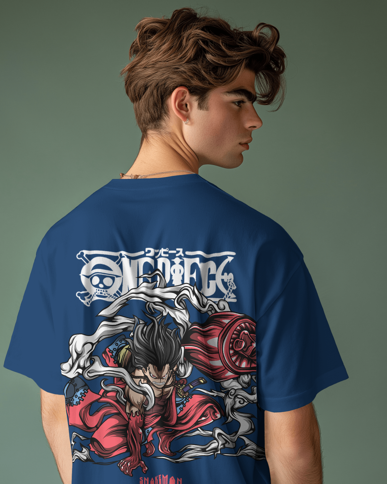 100% premium anime oversize tee