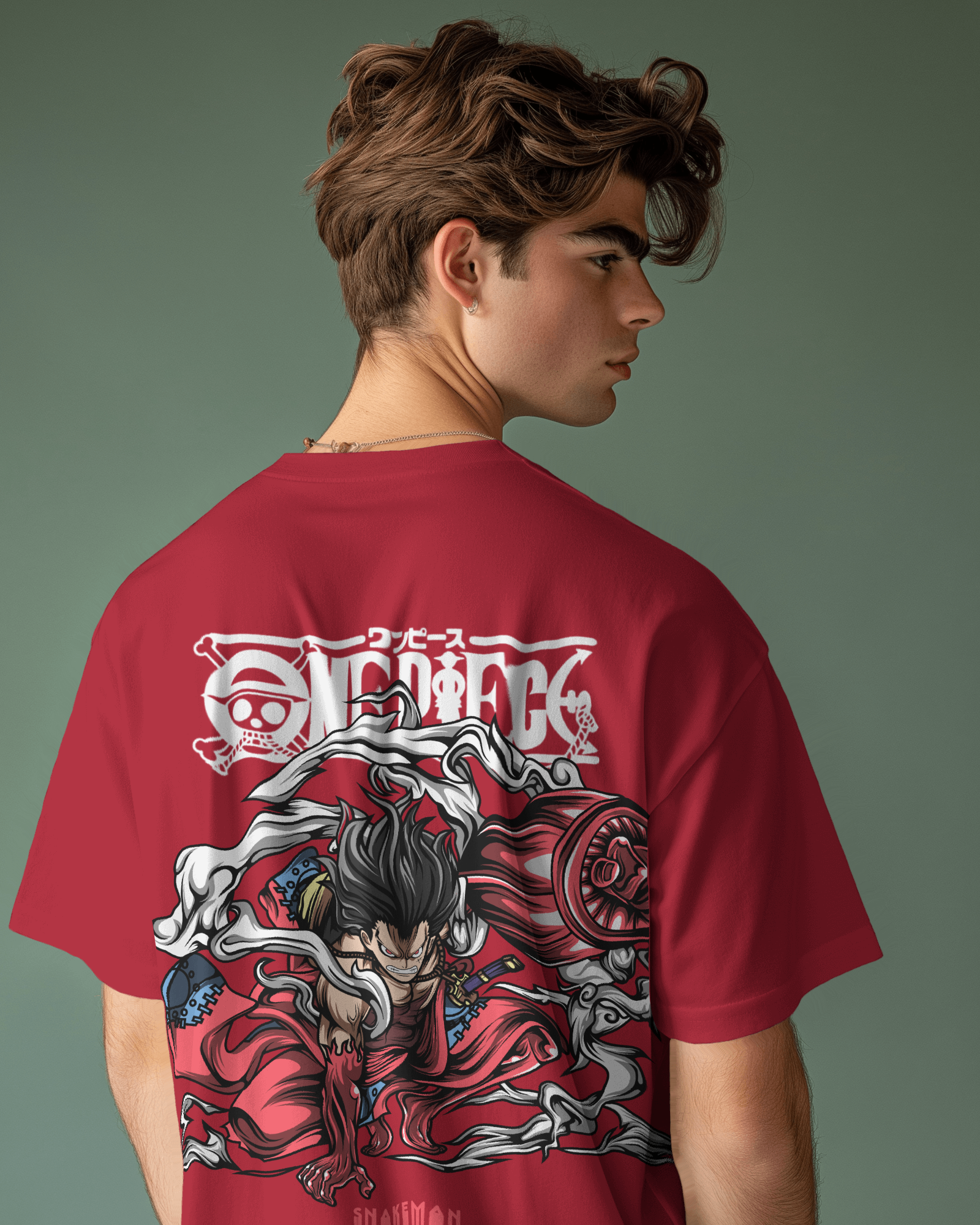 100% premium anime oversize tee